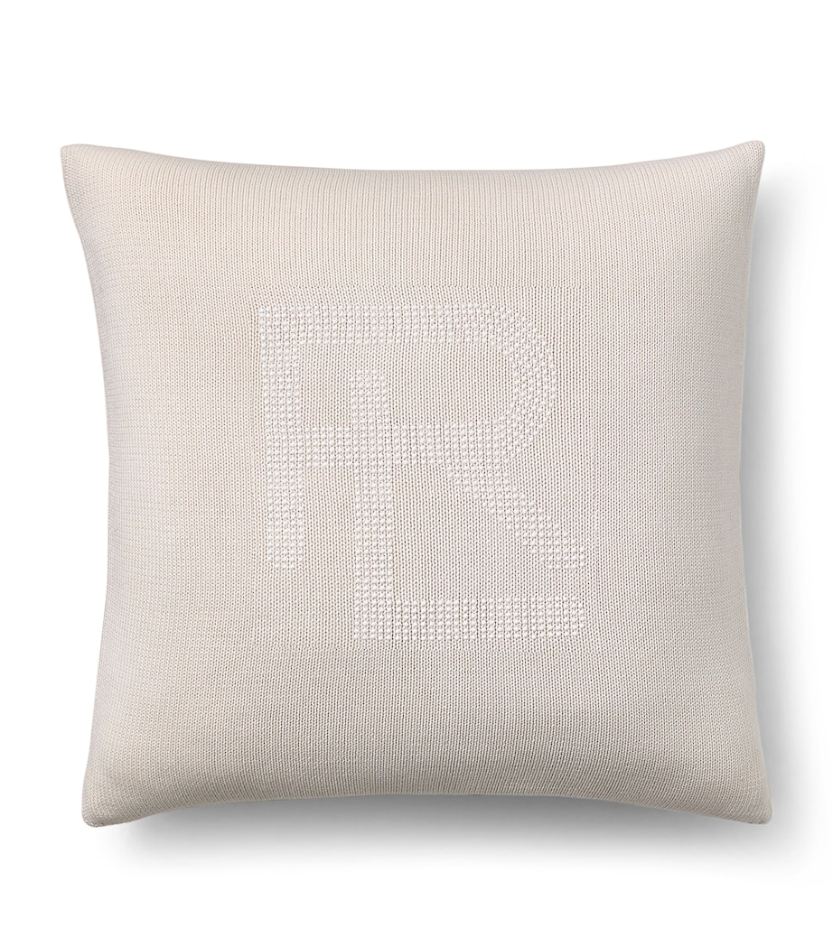 Hawthorne Cushion (50cm x 50cm) TRUE CREAM Image 1