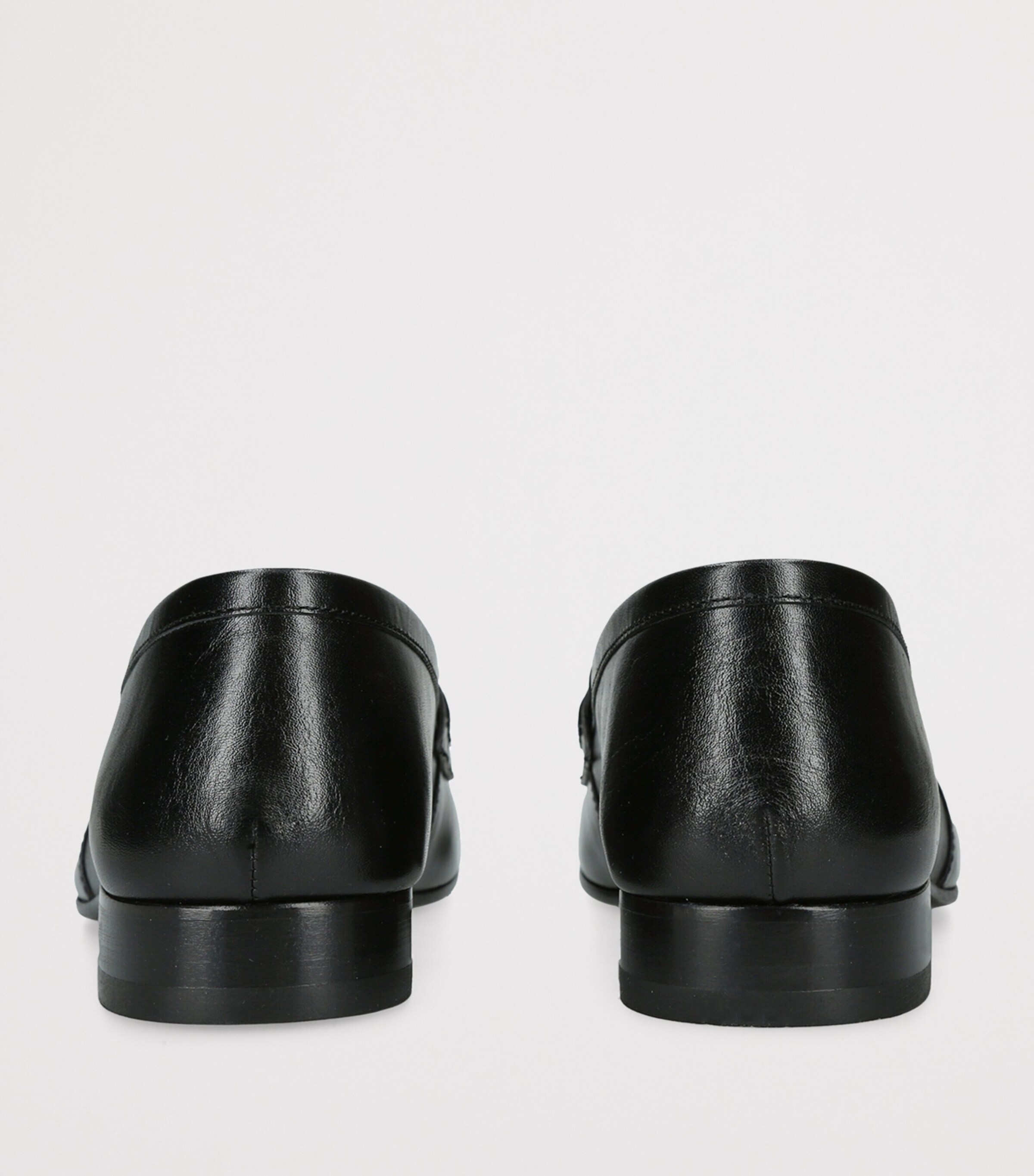 DRIES VAN NOTEN Leather Penny Loafers Black Image 4