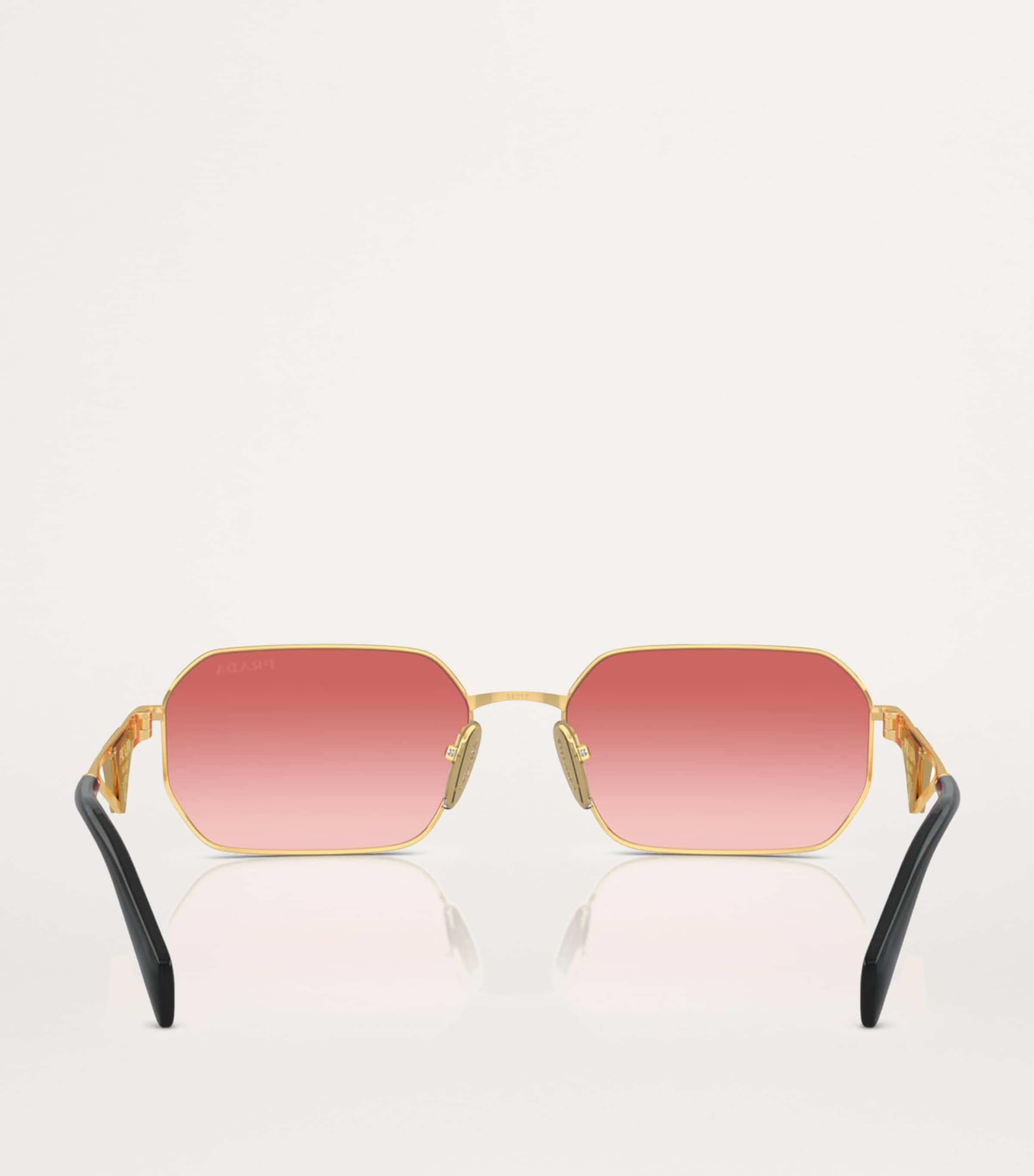 Metal Rectangular Sunglasses 5AK40C Image 3