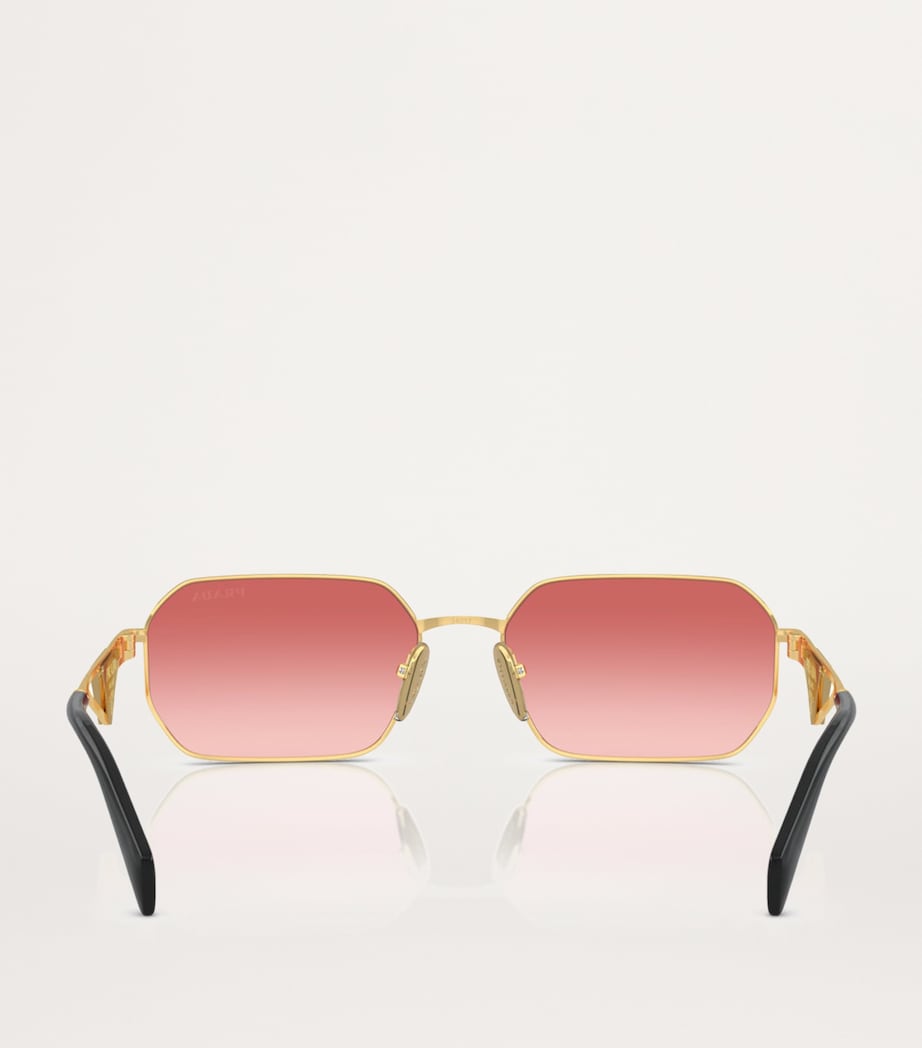 Metal Rectangular Sunglasses 5AK40C Image 3