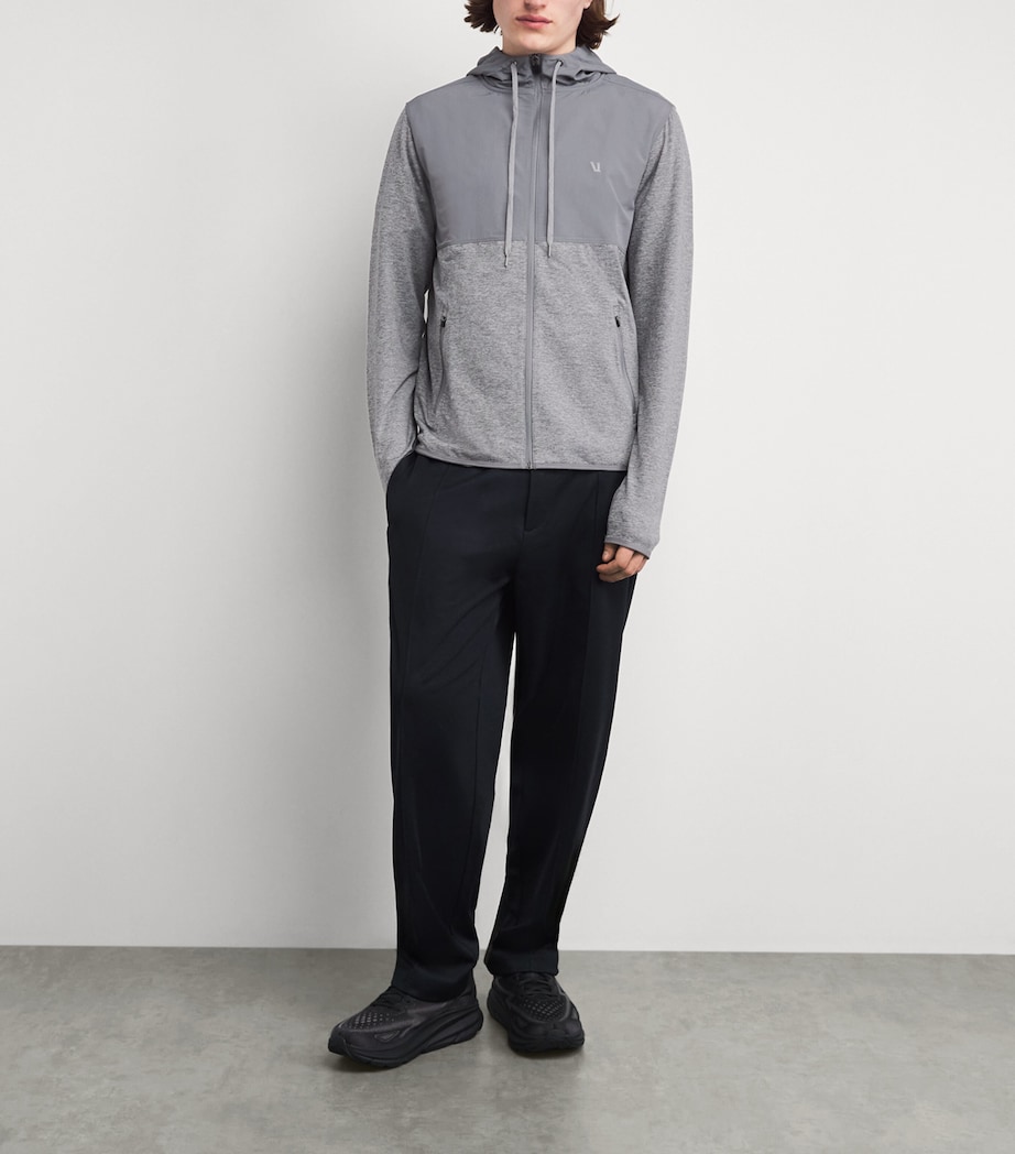 VUORI Mens Sunday Element Jacket Gyh Grey Heather Image 2