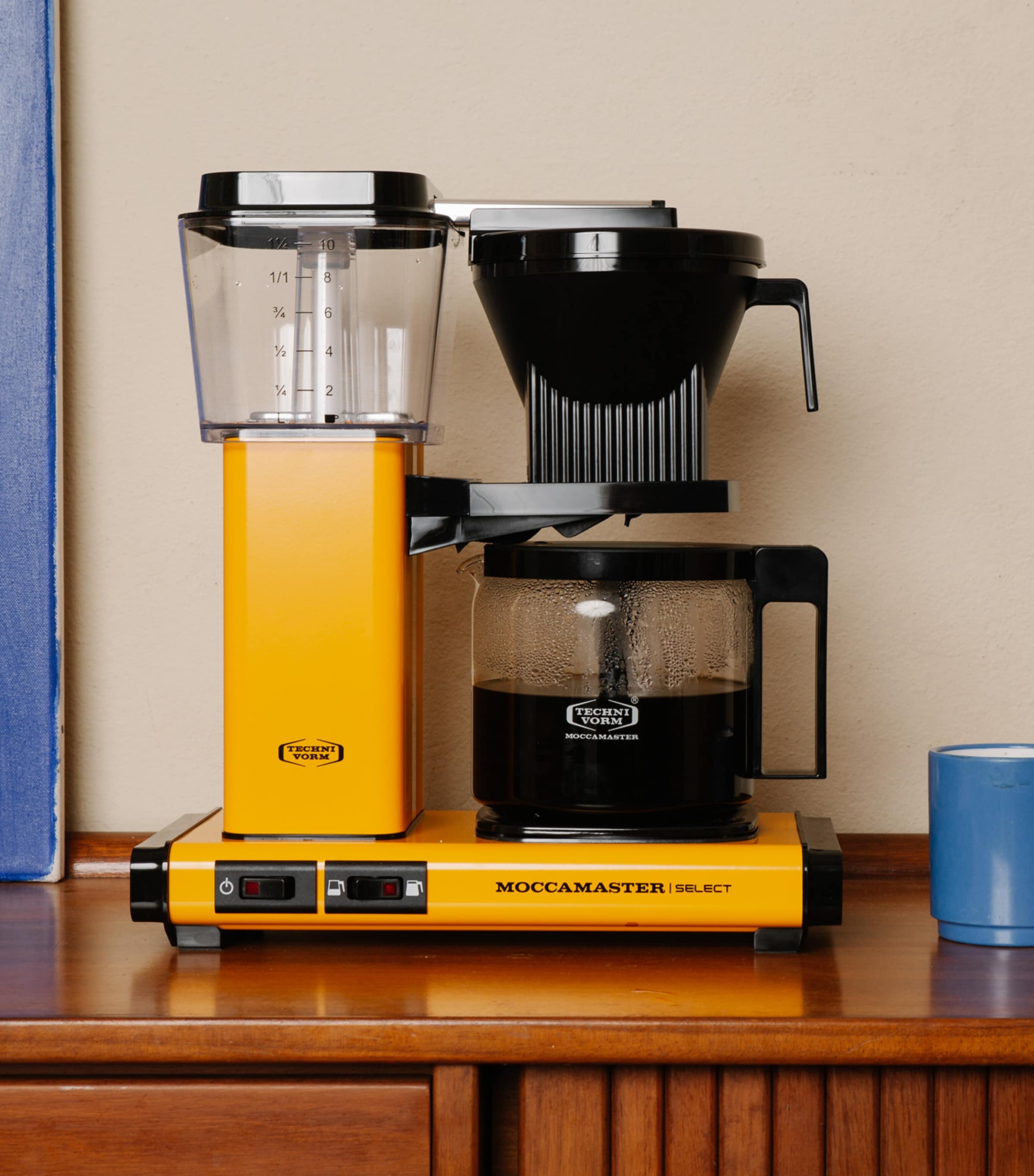 Moccamaster KBG Select Filter Coffee Machine Yellow Pepper Image 2