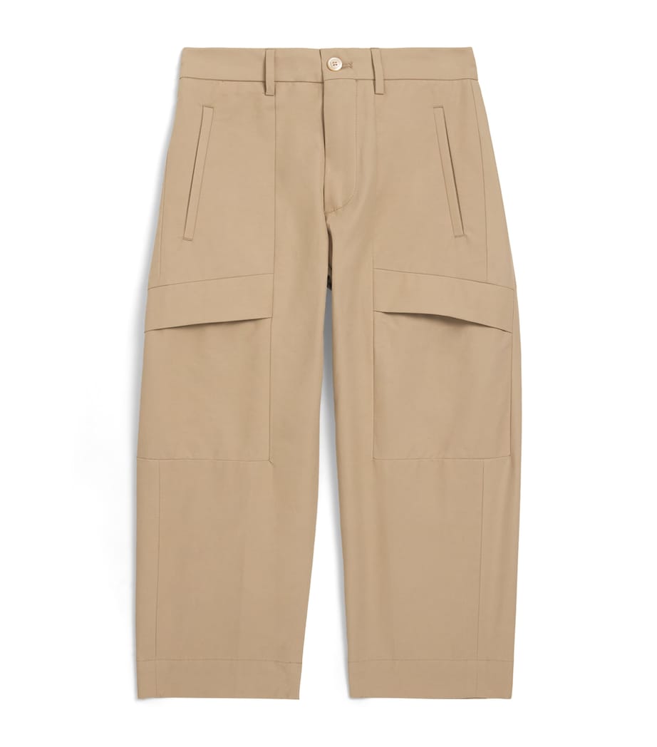 Stefano Ricci Kids Cotton-Blend Cargo Trousers (4-16 Years) Image 1