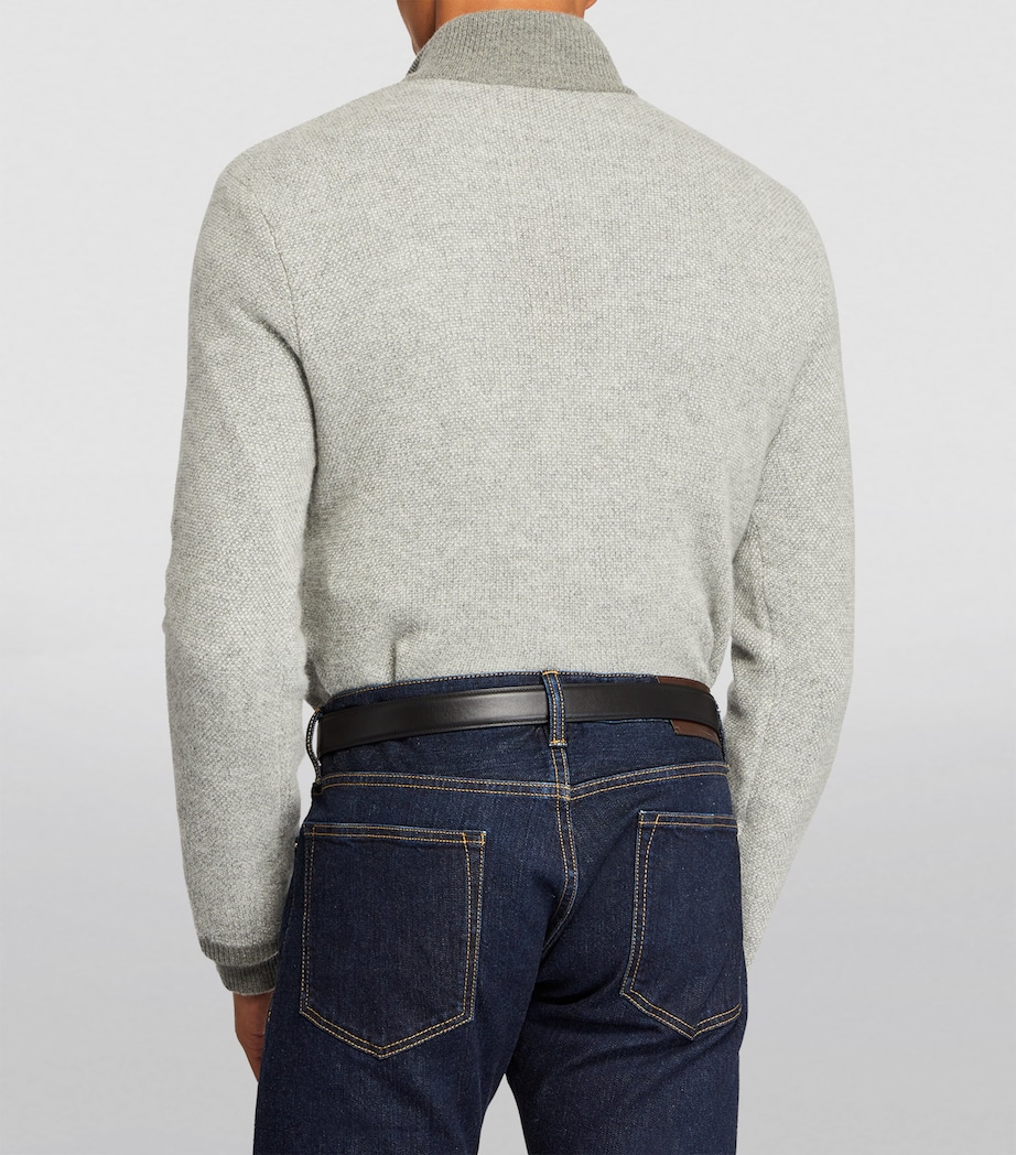 Leather Belt BLACK Image 2