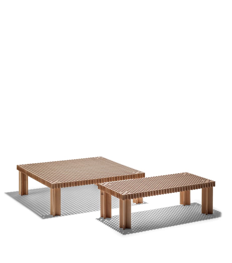 Poltrona Frau Kyoto Coffee Table Beechwd Wlnt Insrts Image 2