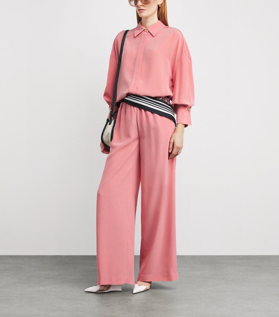 Joseph Womens Satin Camilia Blouse Blush Image 3