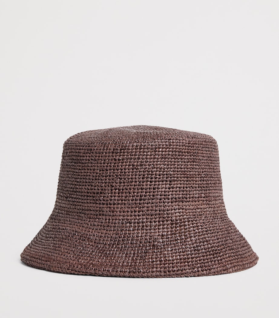 Lack Of Color Raffia Inca Bucket Hat Coco Image 3