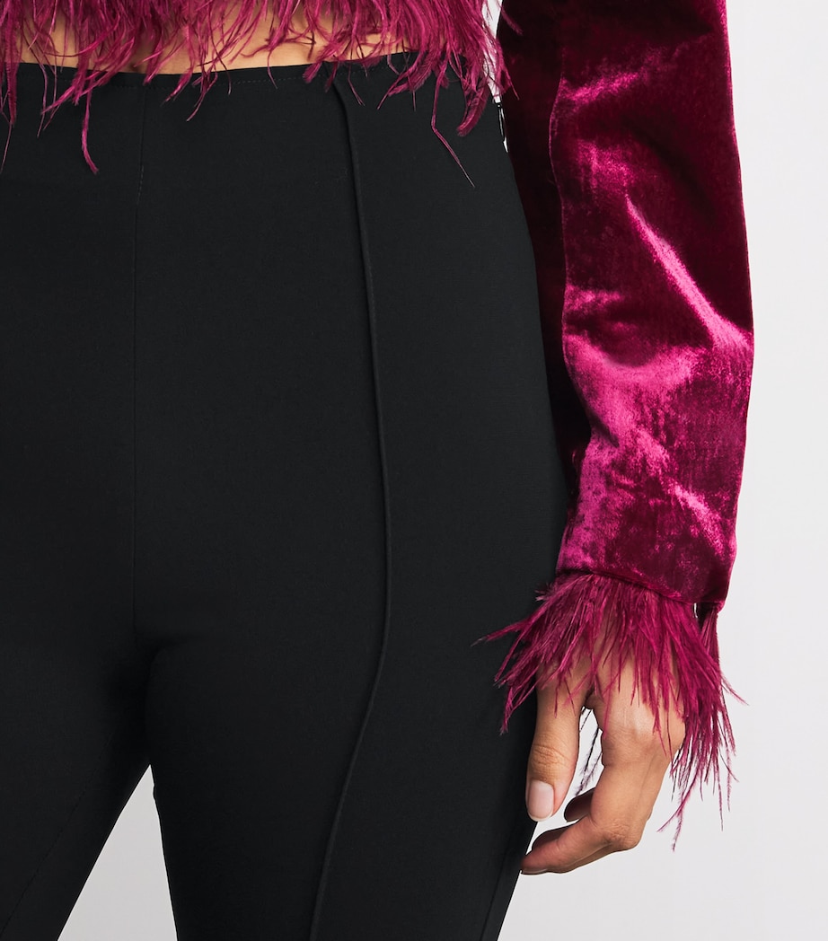 Crepe Brianne Tailored Trousers BLACK Image 6