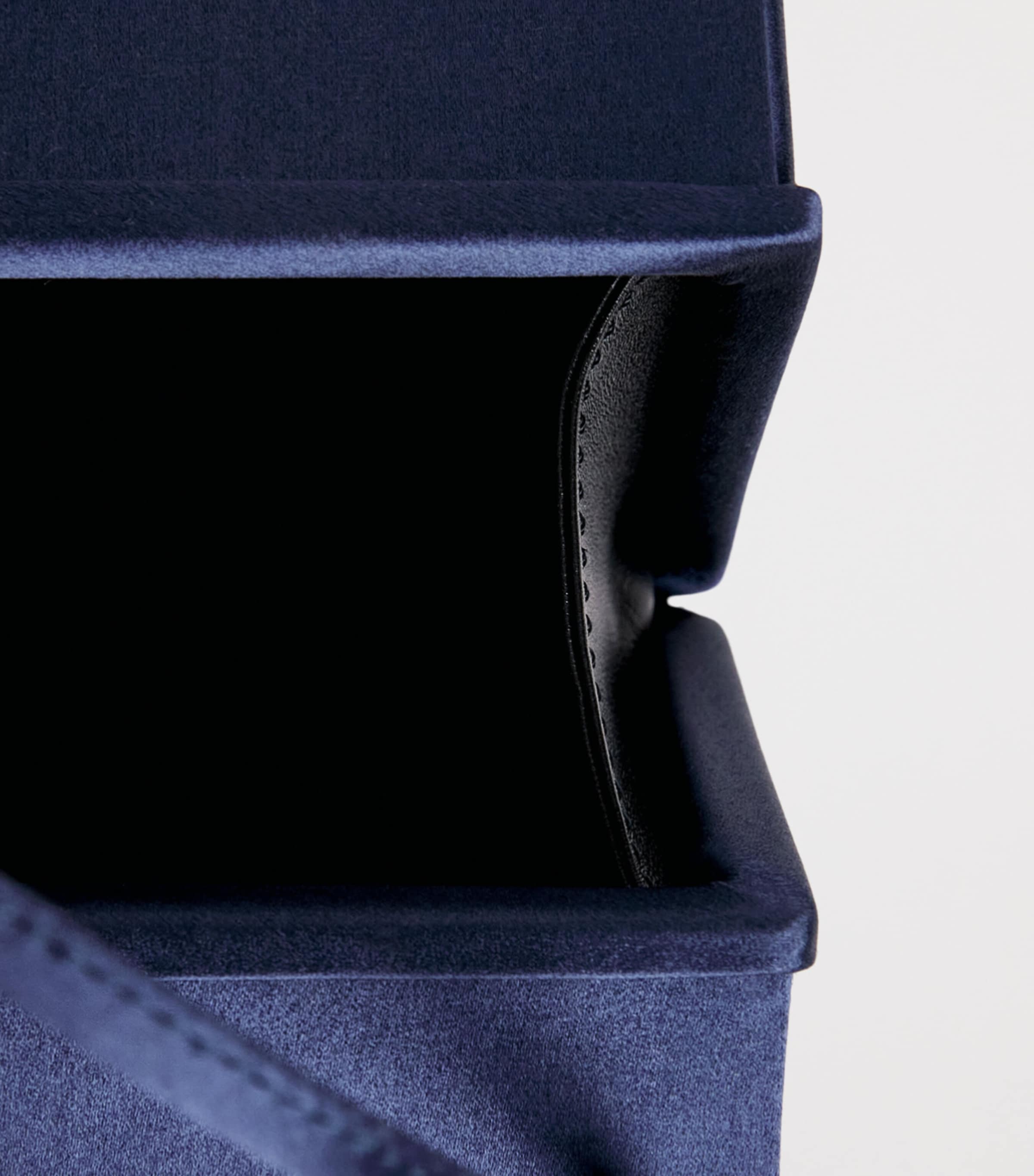 Carolina Herrera Satin Mimi Top-Handle Bag Midnight Image 5