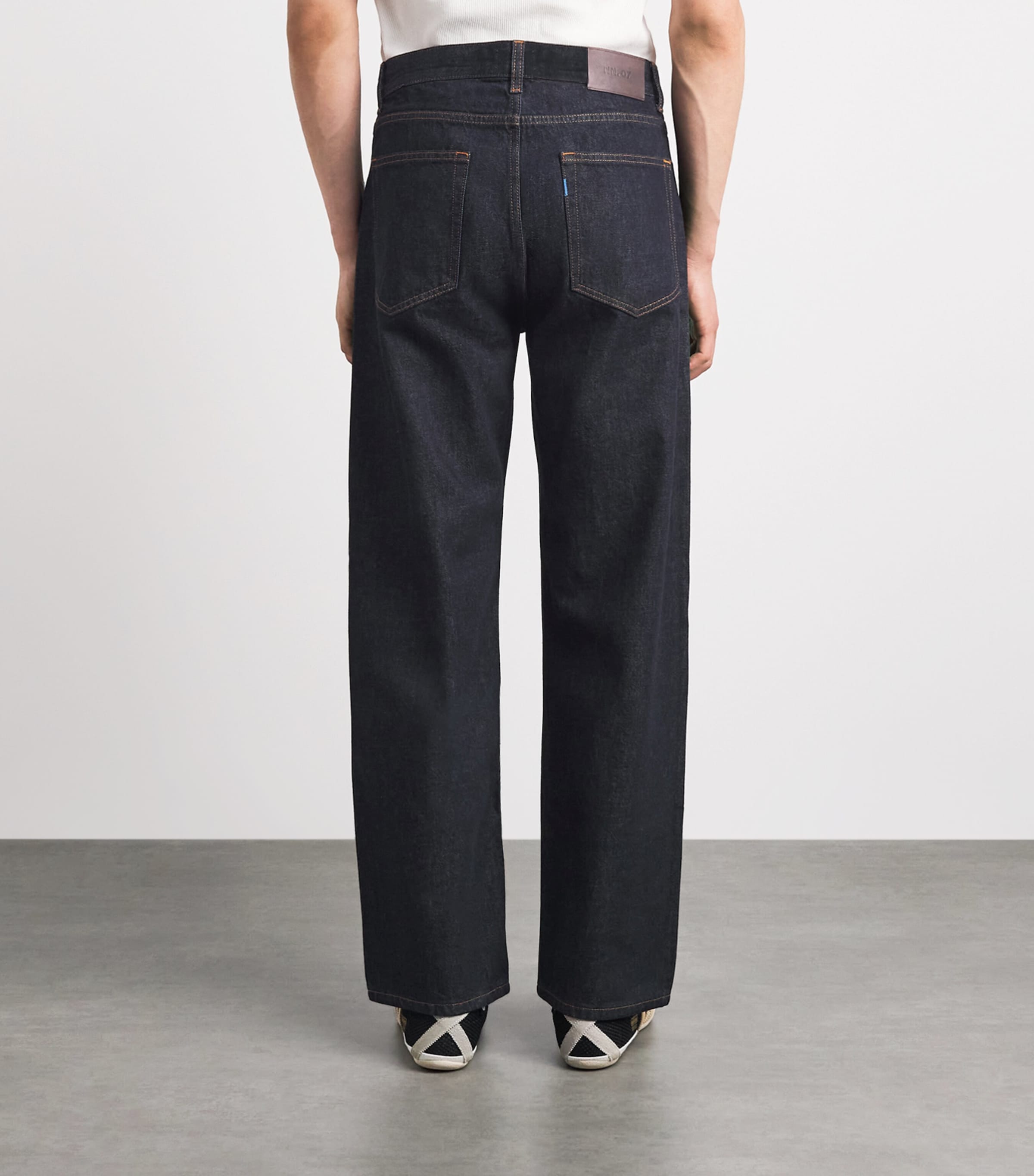 NN.07 Mens Otis Relaxed Jeans Raw Indigo Image 5