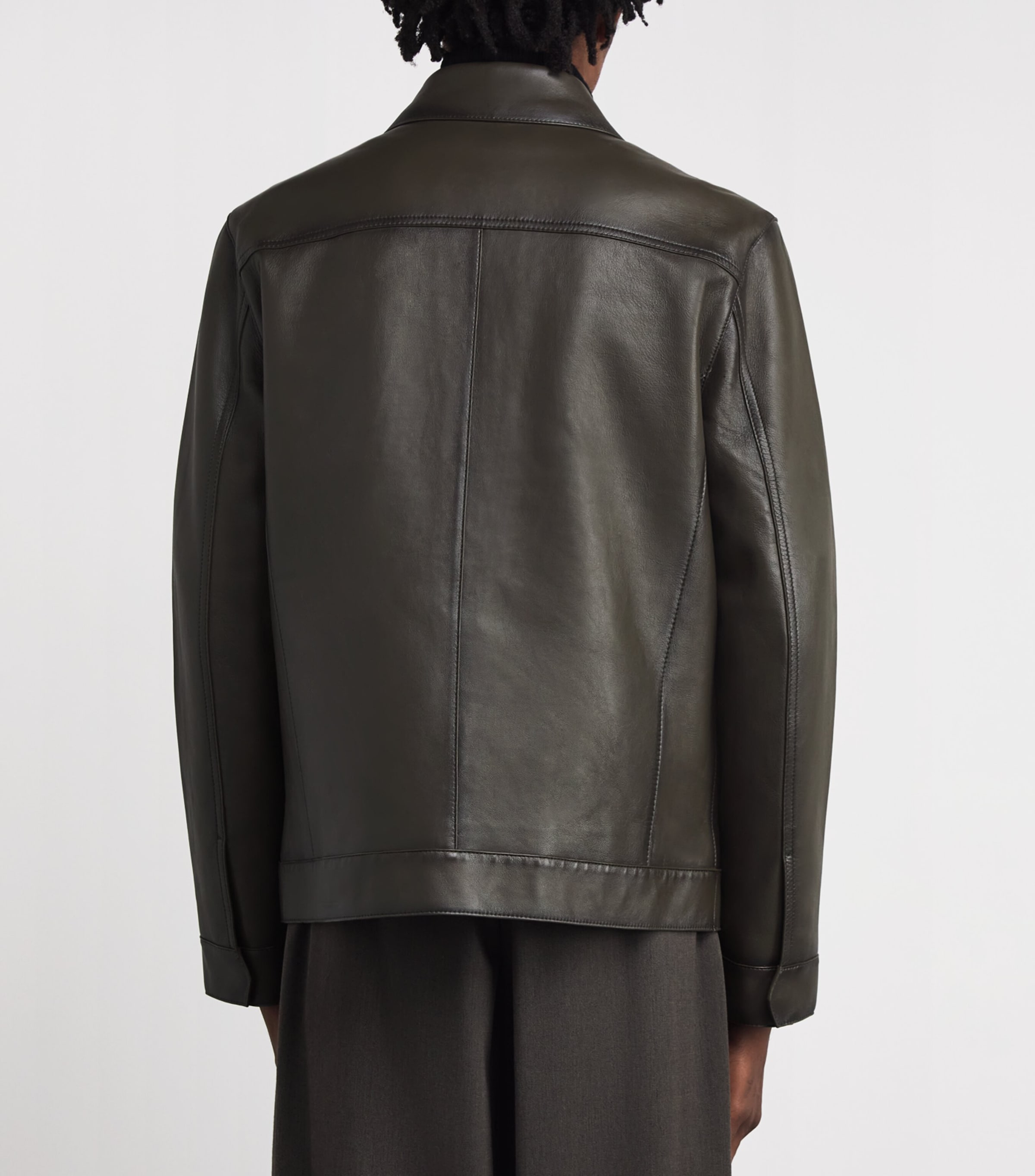 Patina Leather Jacket A8190 CANOPEE Image 4