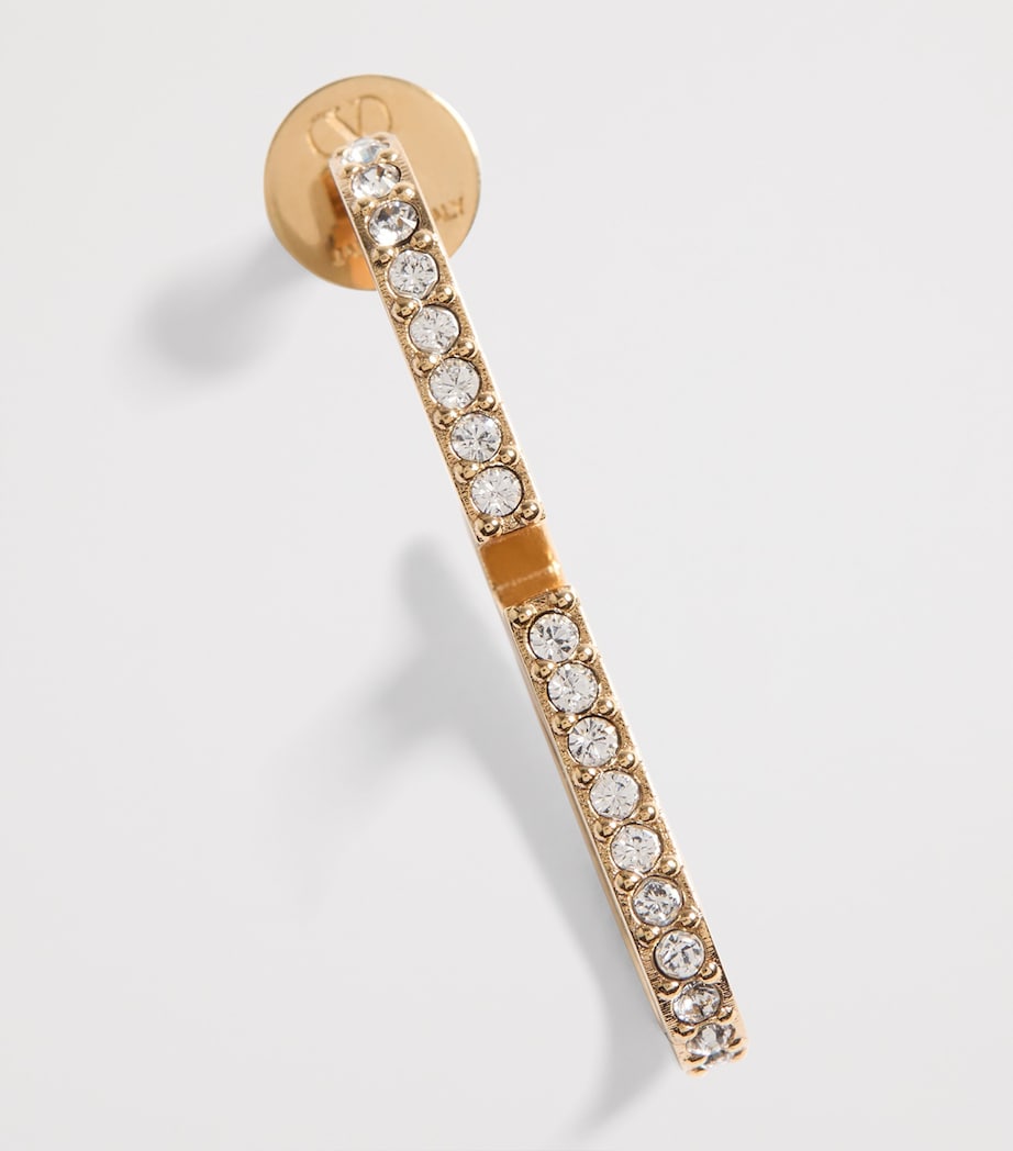 Valentino Garavani Large VLogo Signature Hoop Earrings Image 4
