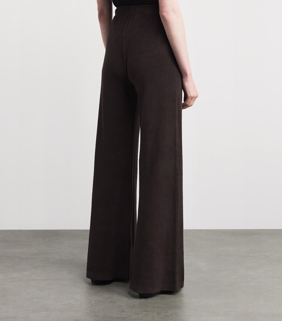 Suzie Kondi Womens Cotton-Blend Zephyra Sweatpants Truffle Image 5