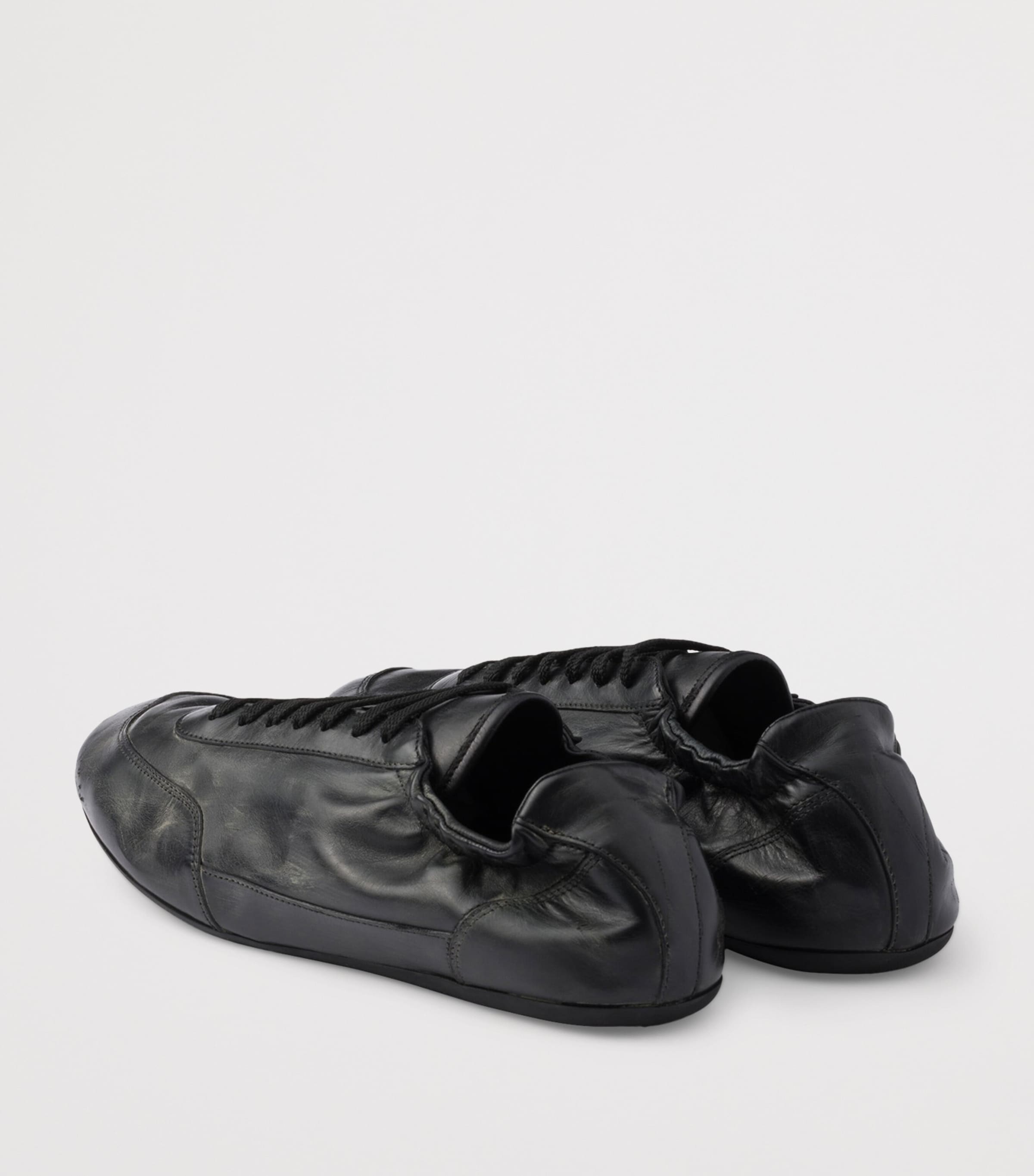 Leather Collapse Sneakers F0002 Image 5