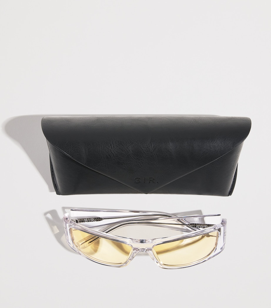 SIR. The Speed Sunglasses Citron Translucent Image 4