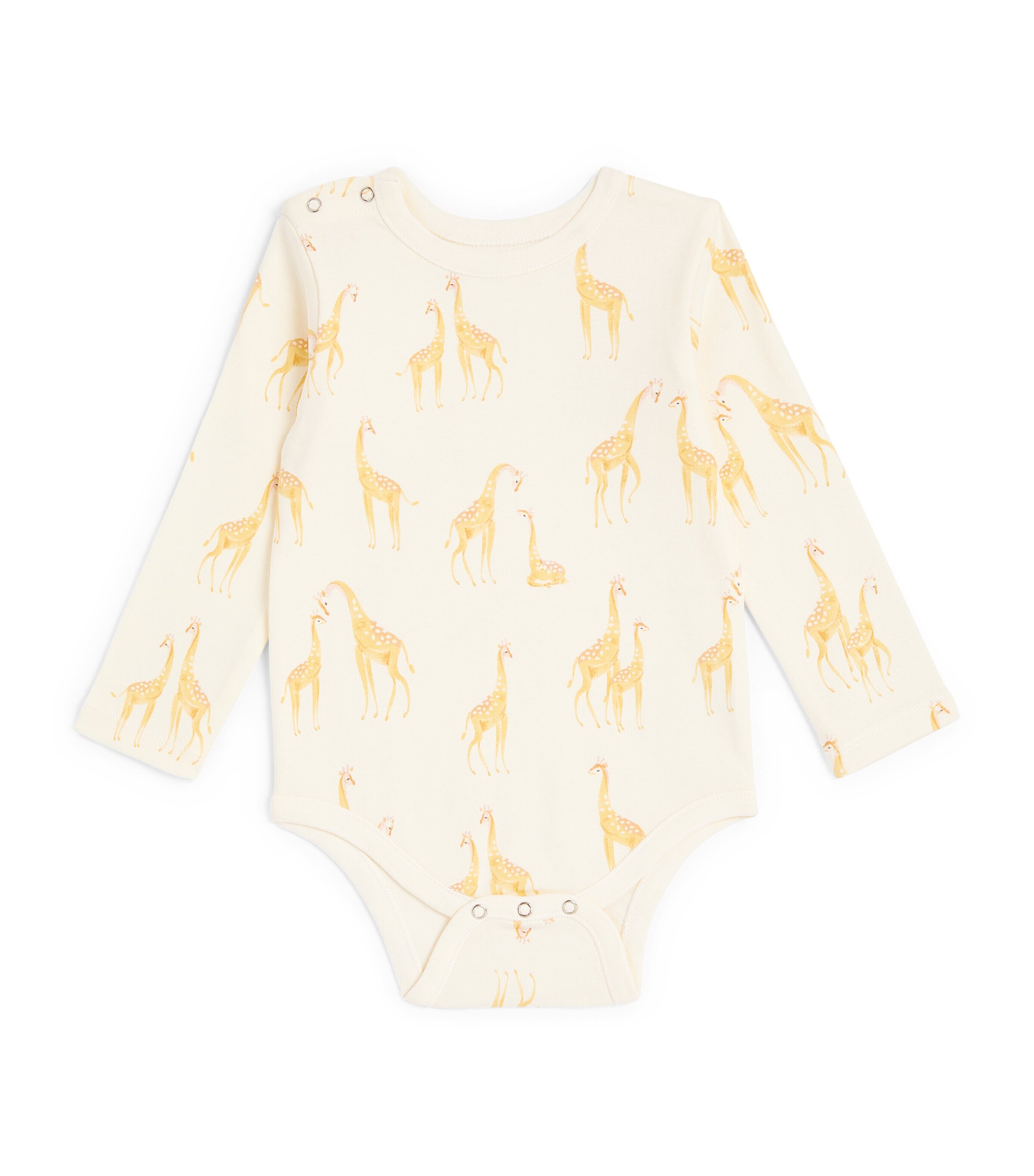 Pehr Cotton Giraffe Print Bodysuit