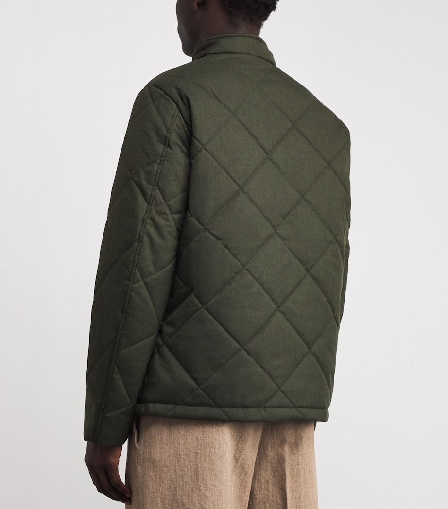 Quilted City Harrington Jacket OL71 OLIVE Image 5