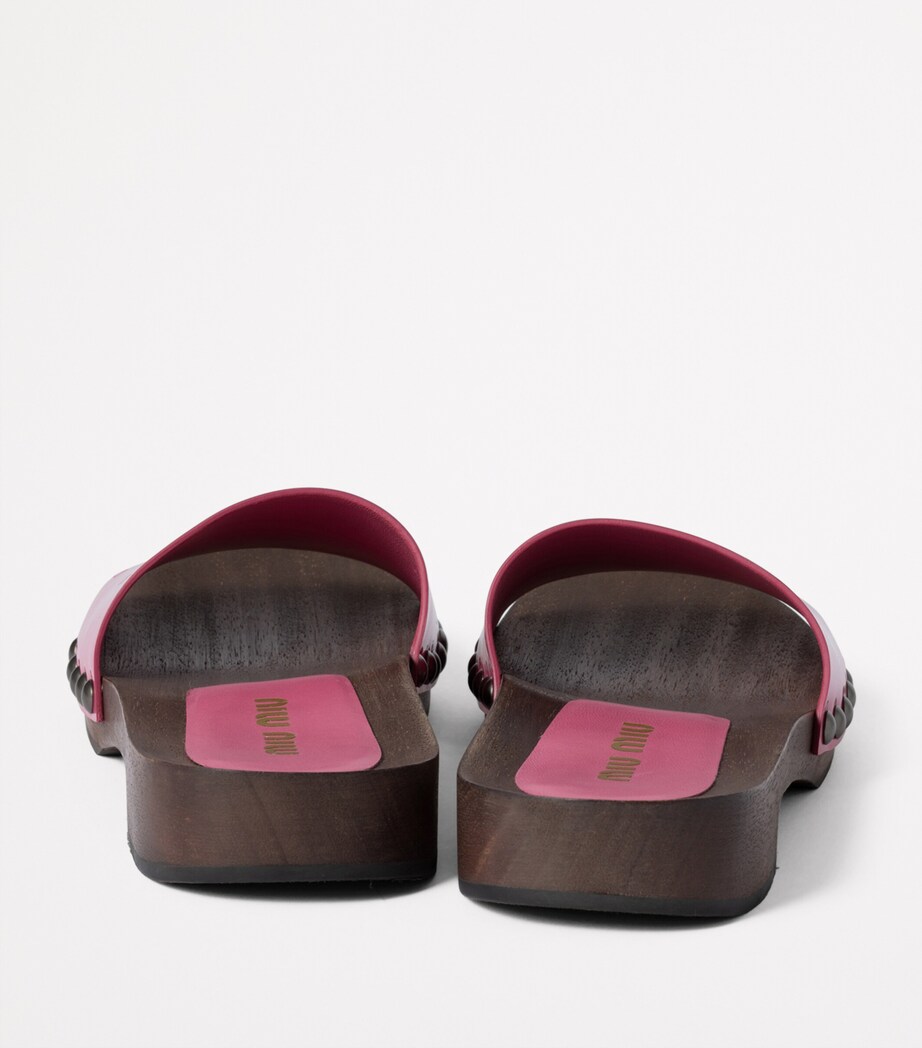 Miu Miu Patent Leather Clogs Image 3