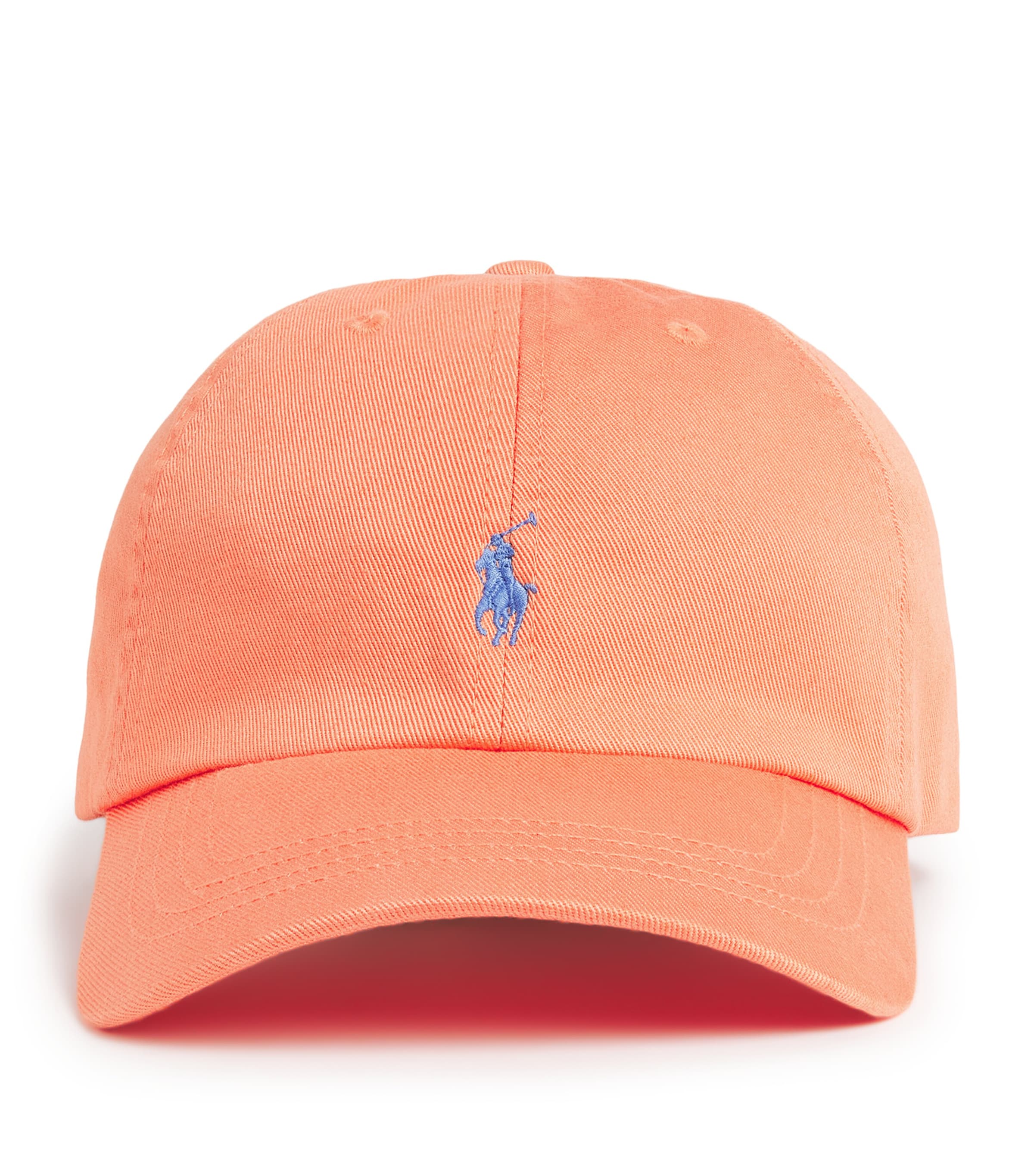 Shop Ralph Lauren Polo Pony Baseball Cap In Orange