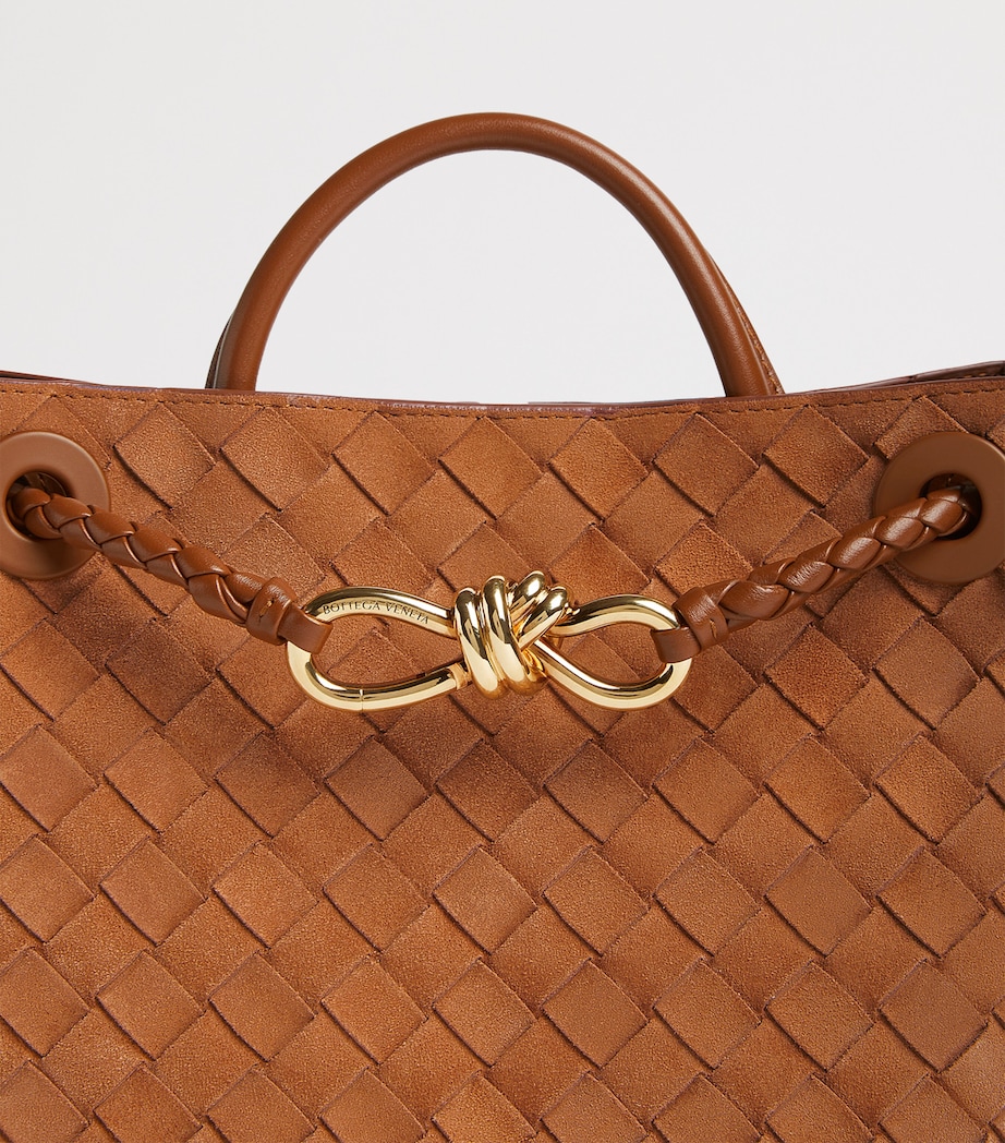 Small Suede Andiamo Top-Handle Bag 2598 Image 5