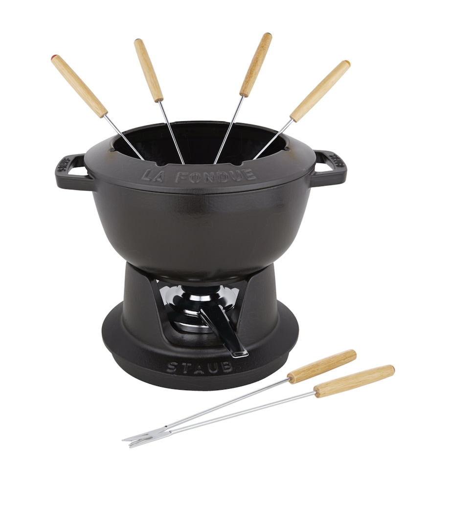 Black Fondue Set (20cm) BLACK Image 1