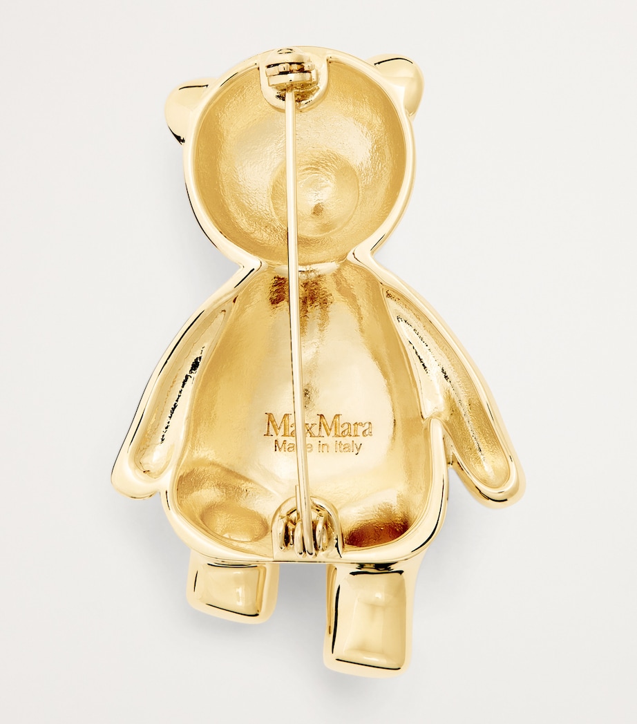 Teddy Bear Brooch WHITE Image 3