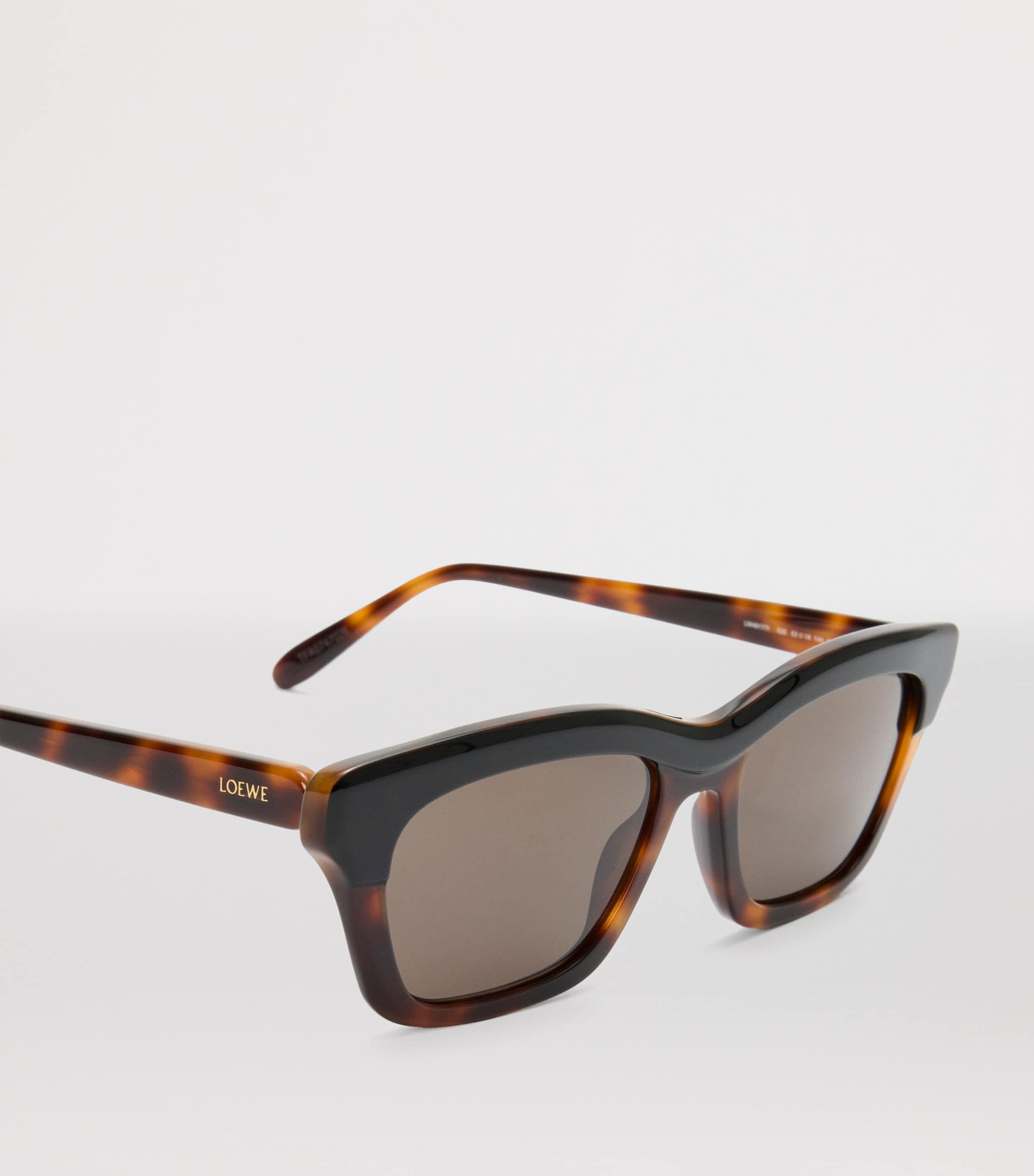LOEWE Acetate Sigma Slim Sunglasses Havana Special Image 4