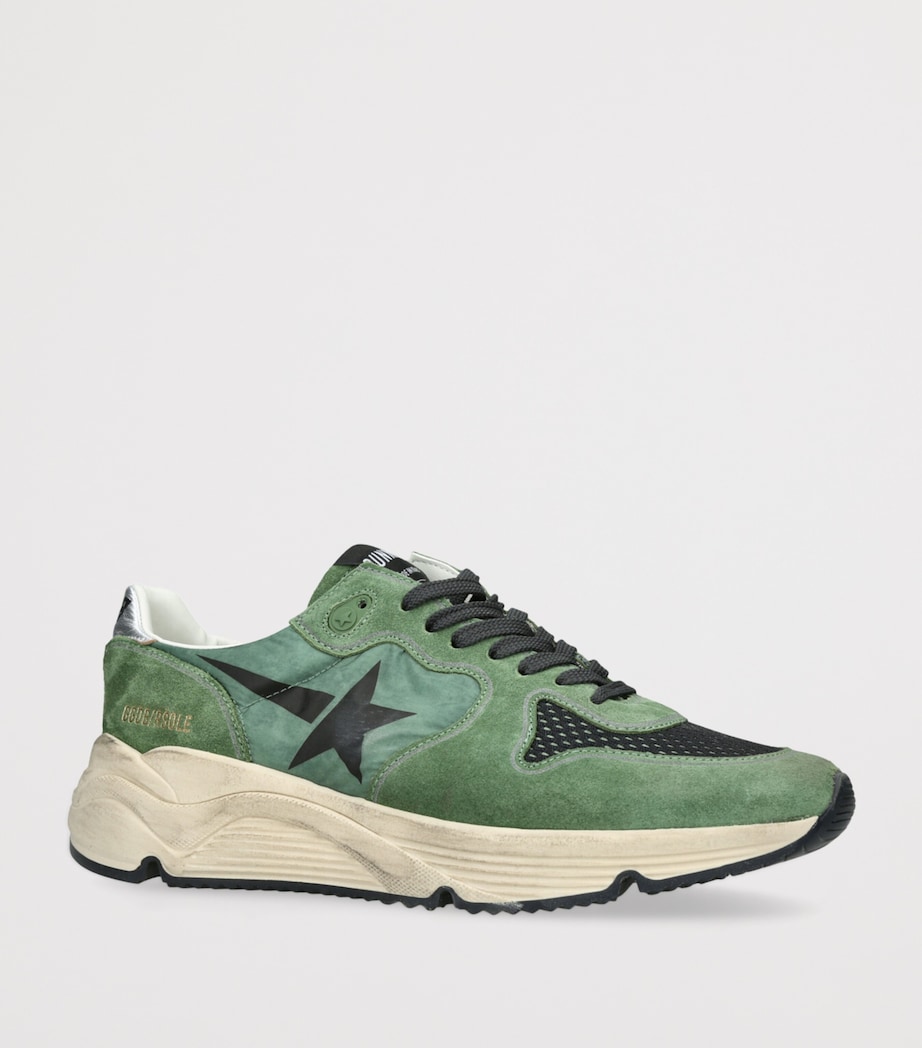 Running Sole Sneakers BLK/GREEN Image 3