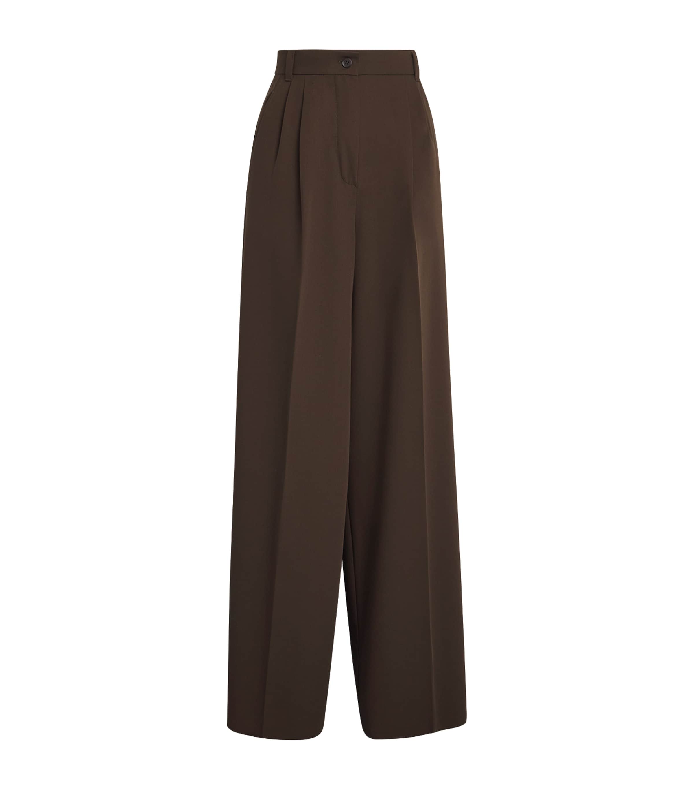 Weekend Max Mara Wool Straight-Leg Trousers | Women Clothing | Trousers | Tailored Trousers | Workwear | Women New In | Designers | Weekend Max Mara | Women Trending Now