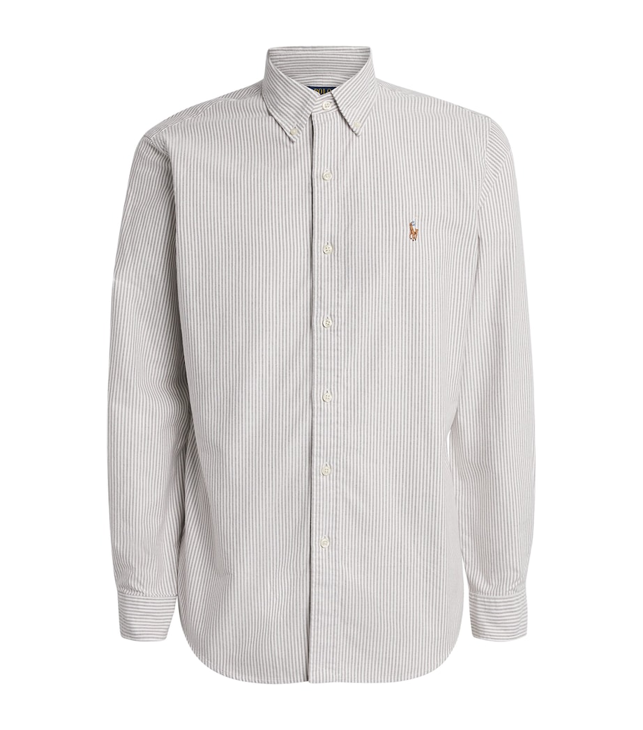 Cotton Oxford Shirt BROWN Image 1