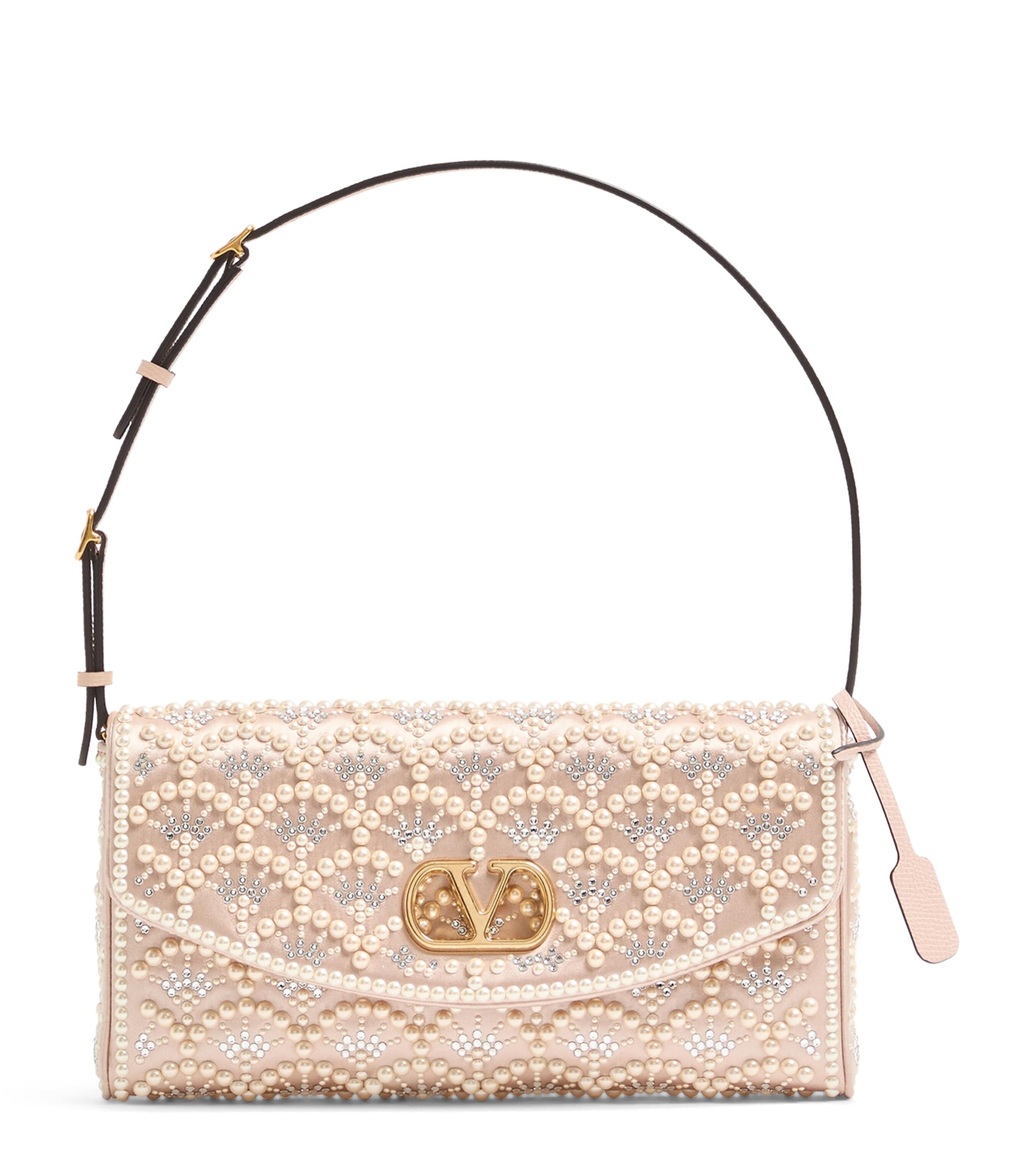 Valentino Garavani Embellished DeVain Shoulder Bag Image 1