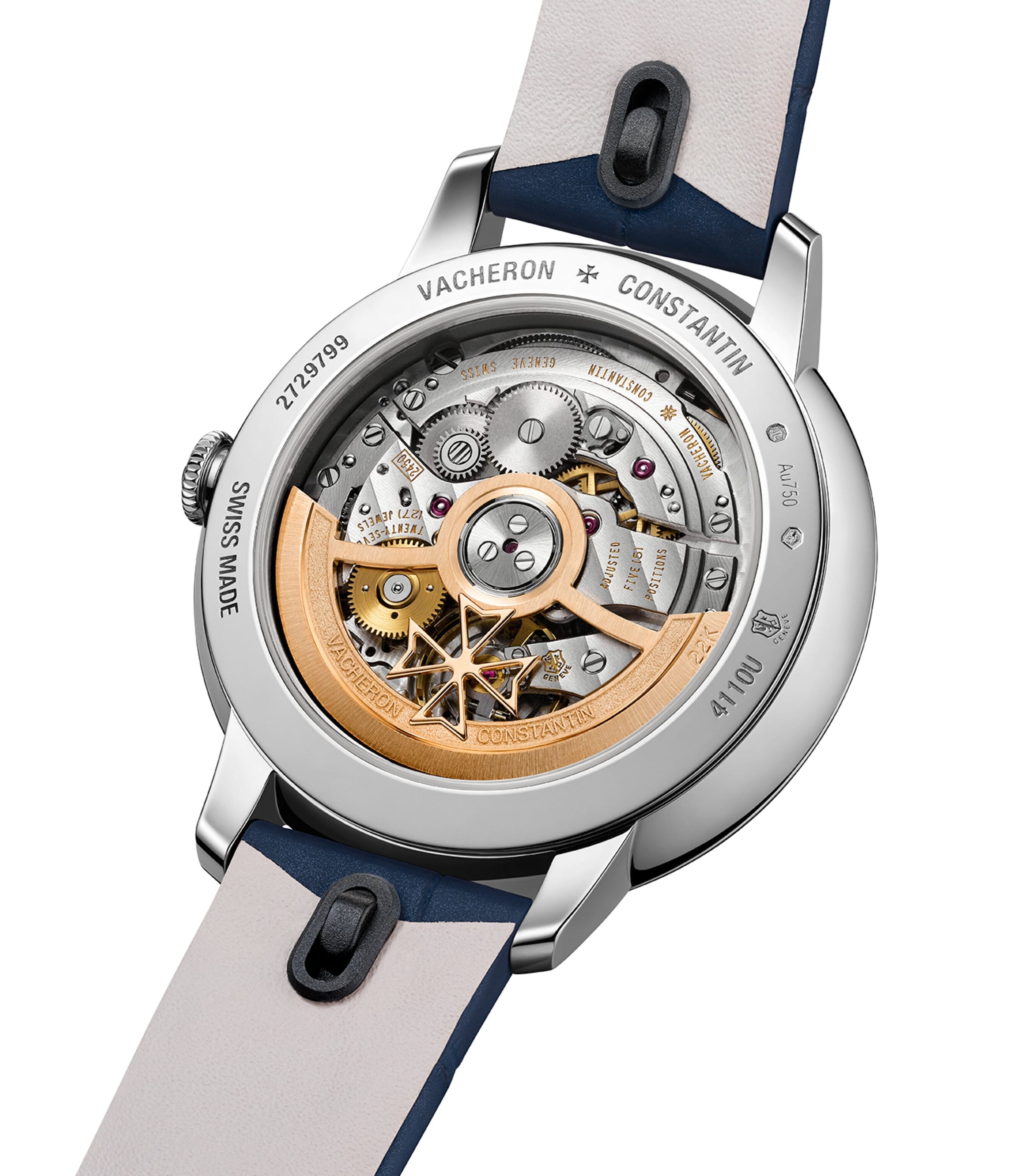 White Gold and Diamond Patrimony Self-Winding Watch 36.5mm WHITE GOLD Image 3