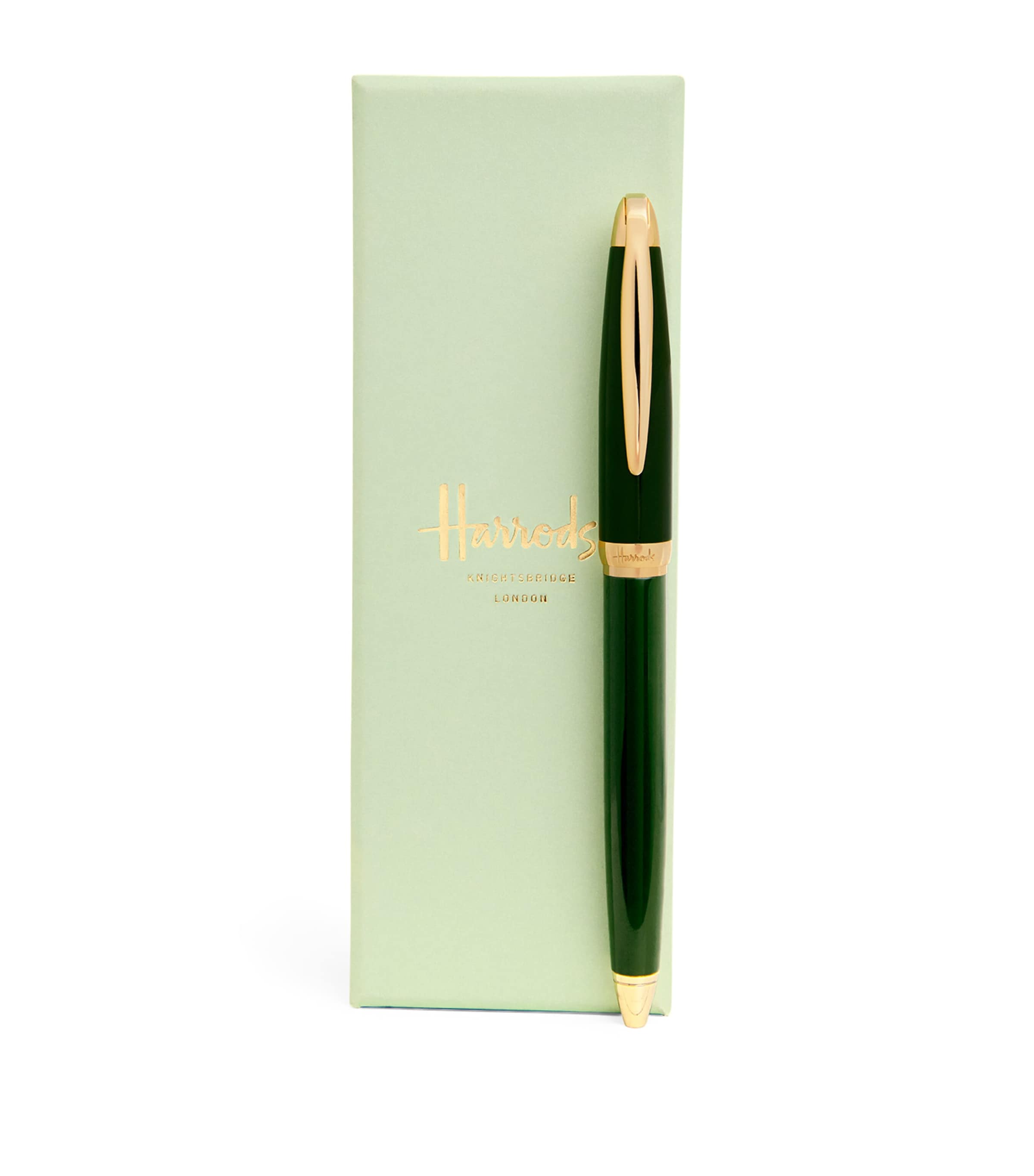 Harrods Ballpoint Pen In Green