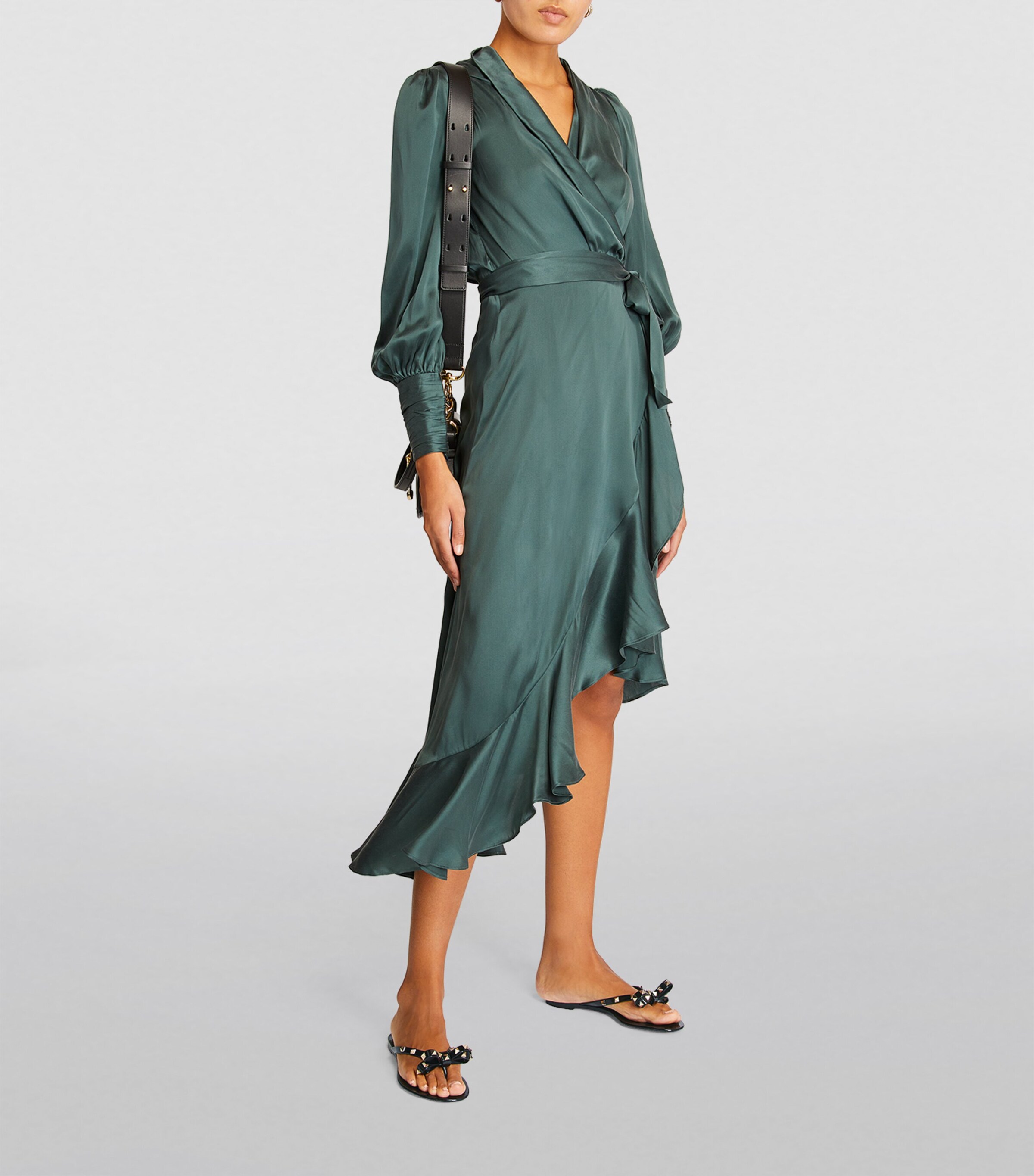 Valentino Garavani Rockstud Sandals Black Image 4