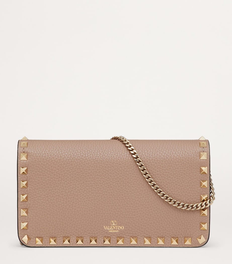 Leather Rockstud Chain Wallet P45 Image 6