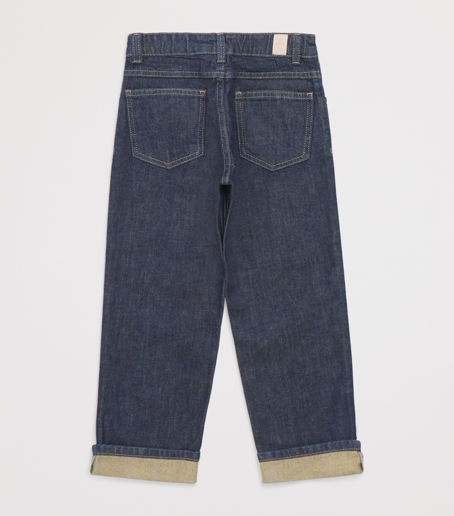 Straight Jeans (2-16 Years) 625BLUE Image 2