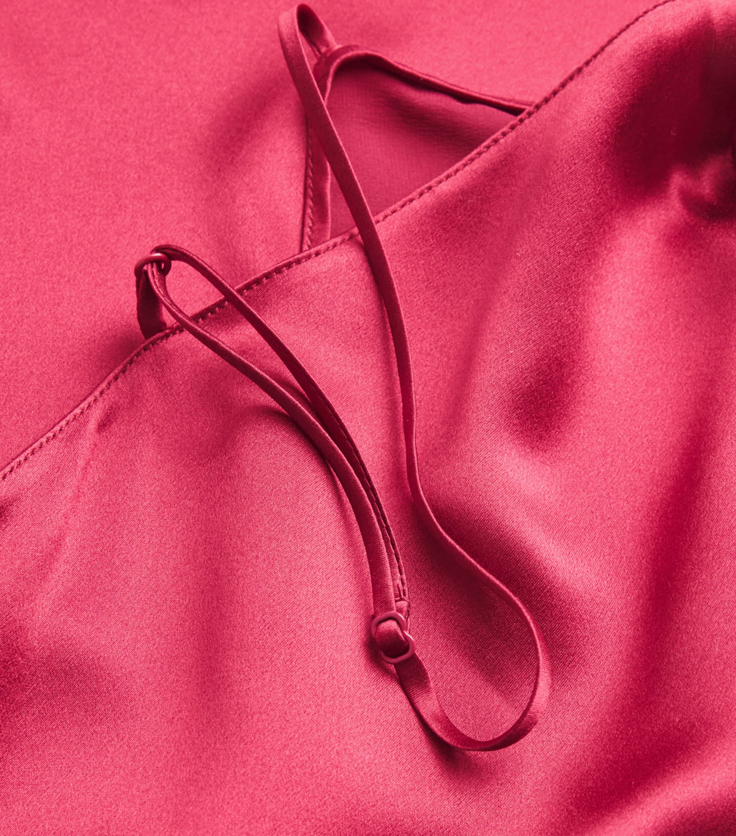 Silk Venus Slip Nightdress RUSSET Image 5