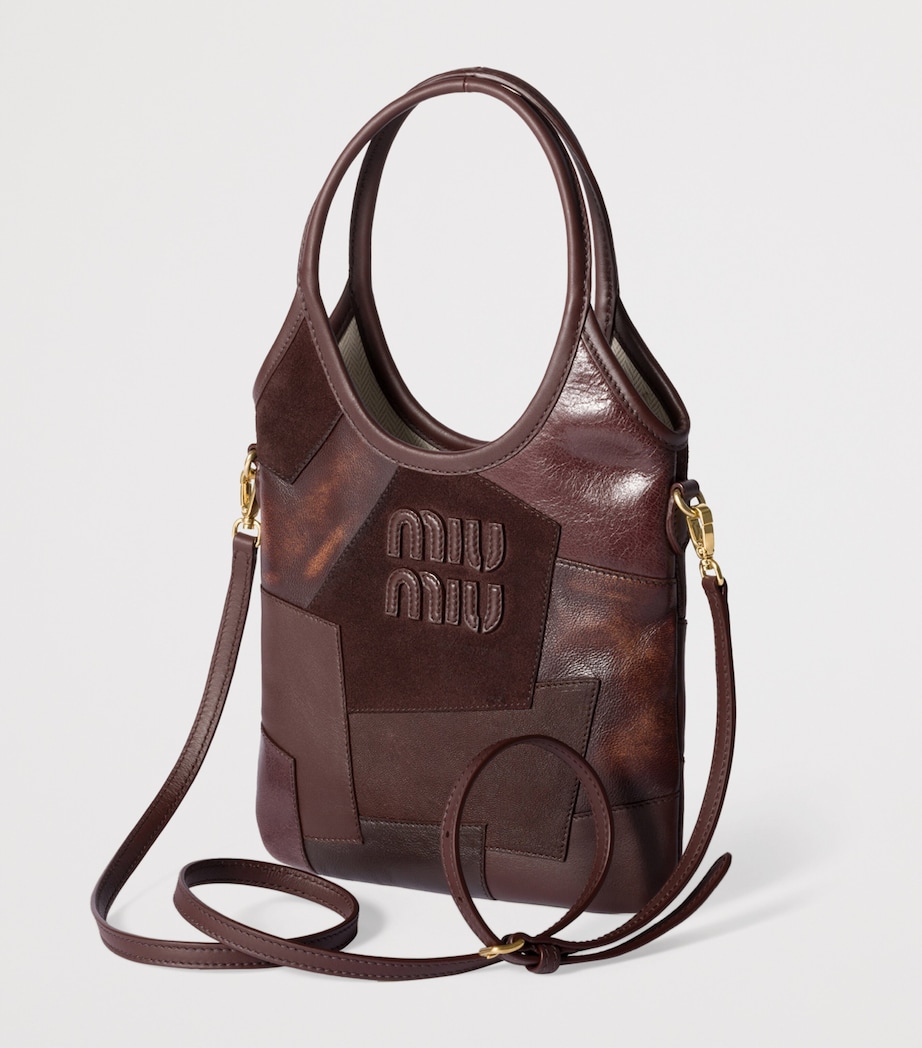 Leather Patchwork Ivy Top-Handle Bag F0NBL Image 3