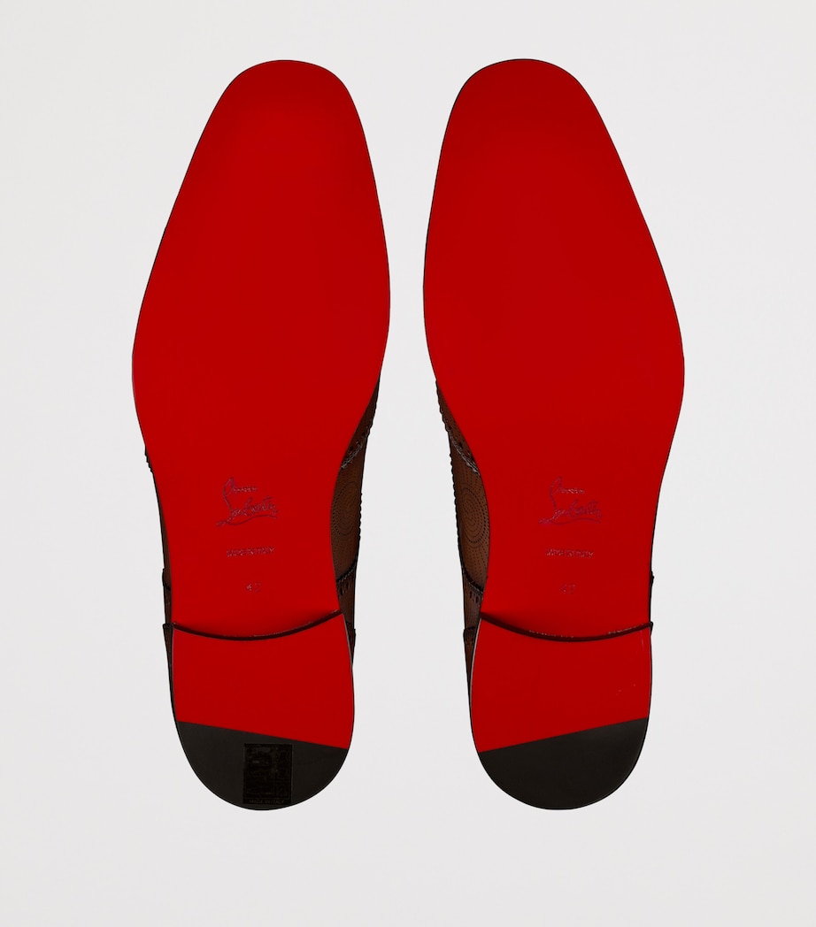 Grave Calf Leather Derby Shoes BWI3 Image 4