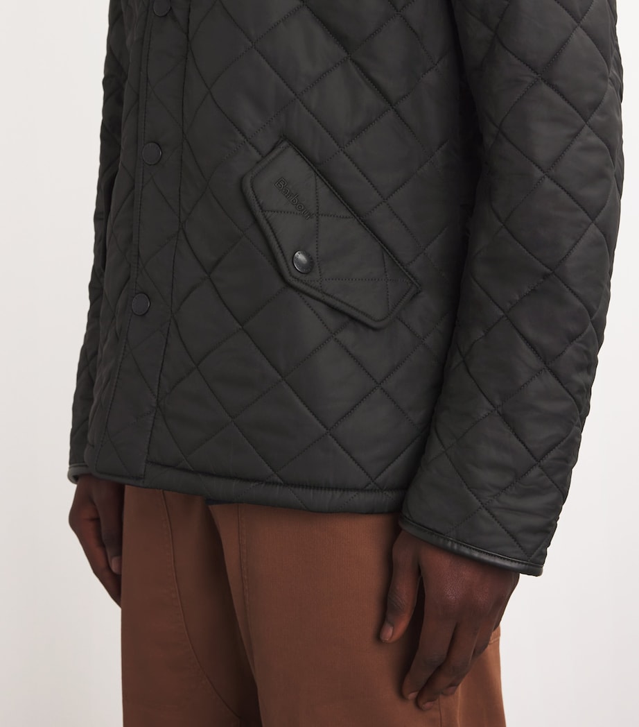 Quilted Powell Jacket BLACK Image 6