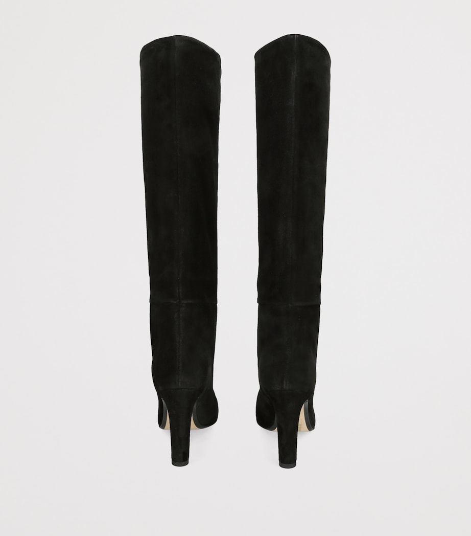 Alevì Suede Auryn Knee High Boots 95 Black Image 3