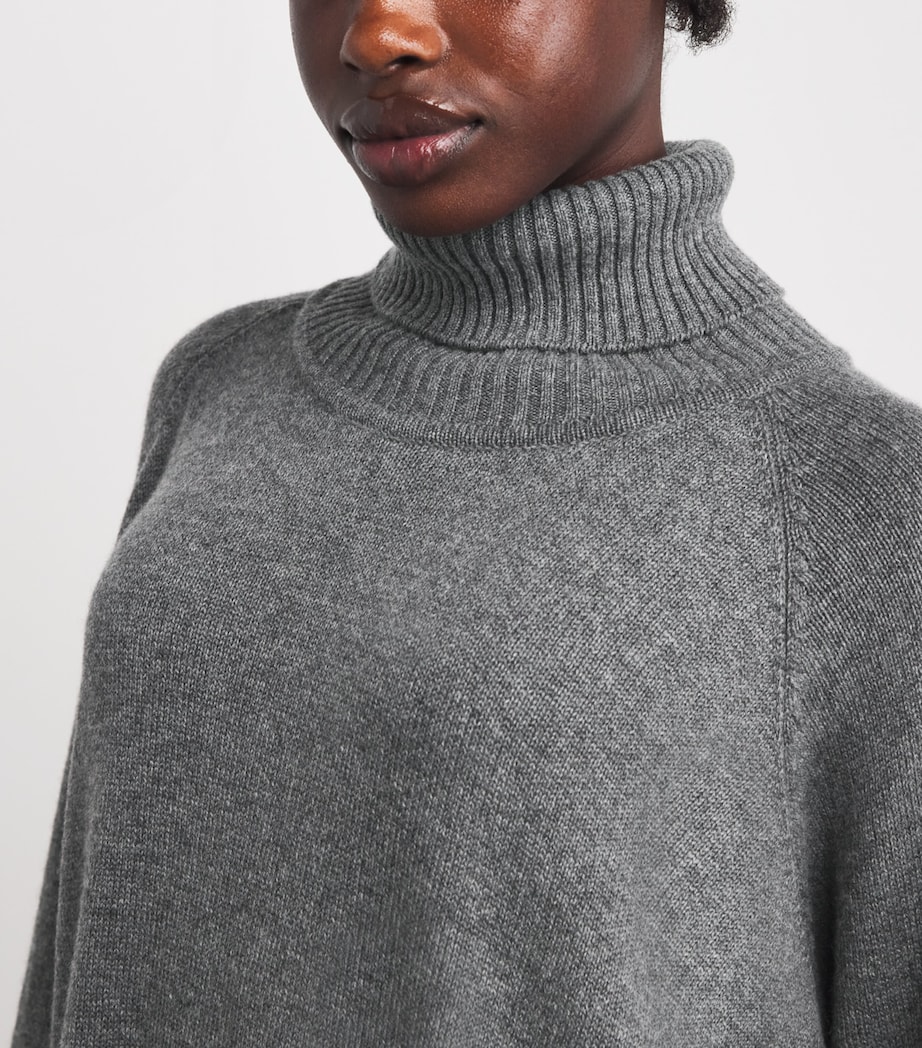 Cashmere Wide Rollneck Sweater Dress WINGREY Image 4