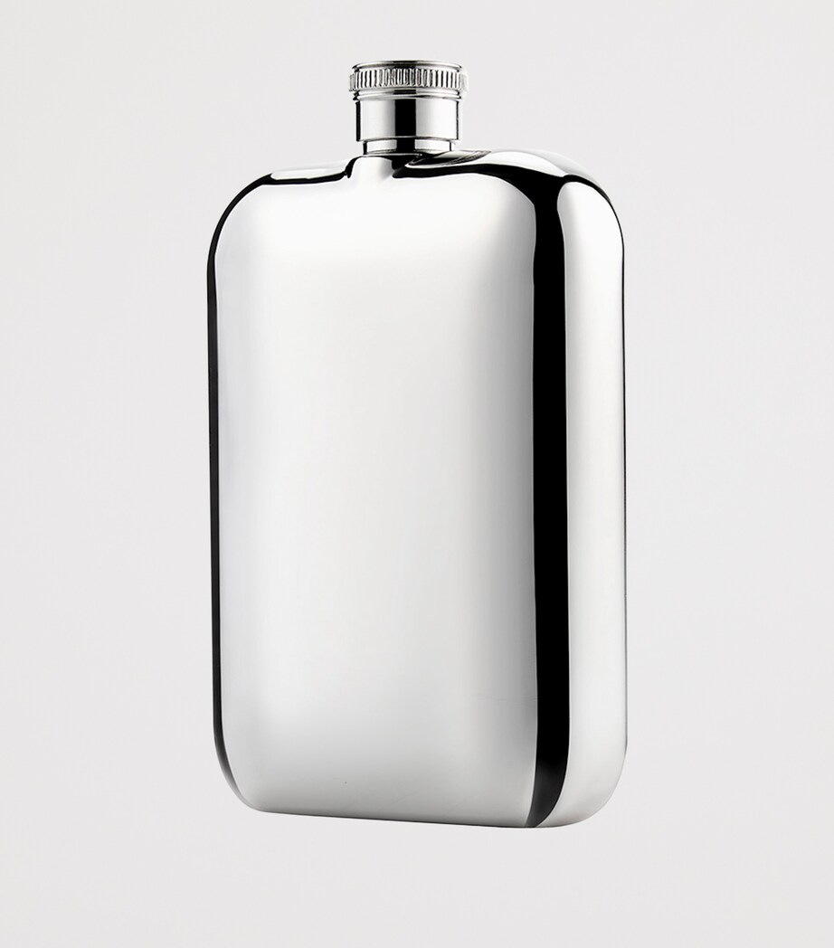 Stainless Steel Philipp Hip Flask BLACK Image 5