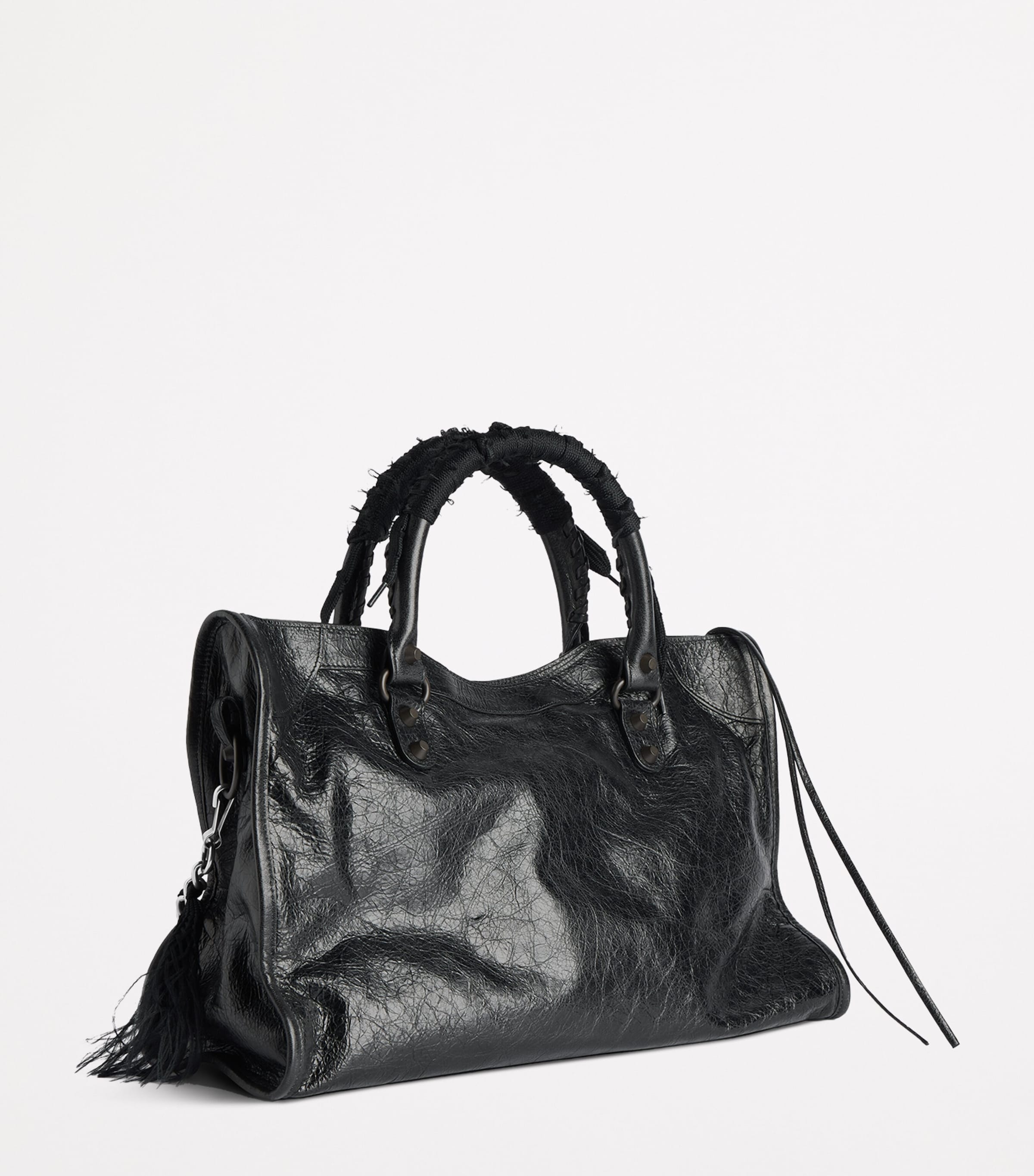 Balenciaga Medium Leather Le City Top-Handle Bag Image 3
