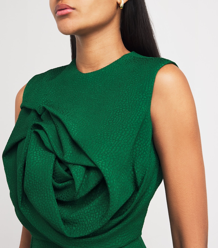 Bubble Jacquard Aphrodite Midi Dress BOT Image 4