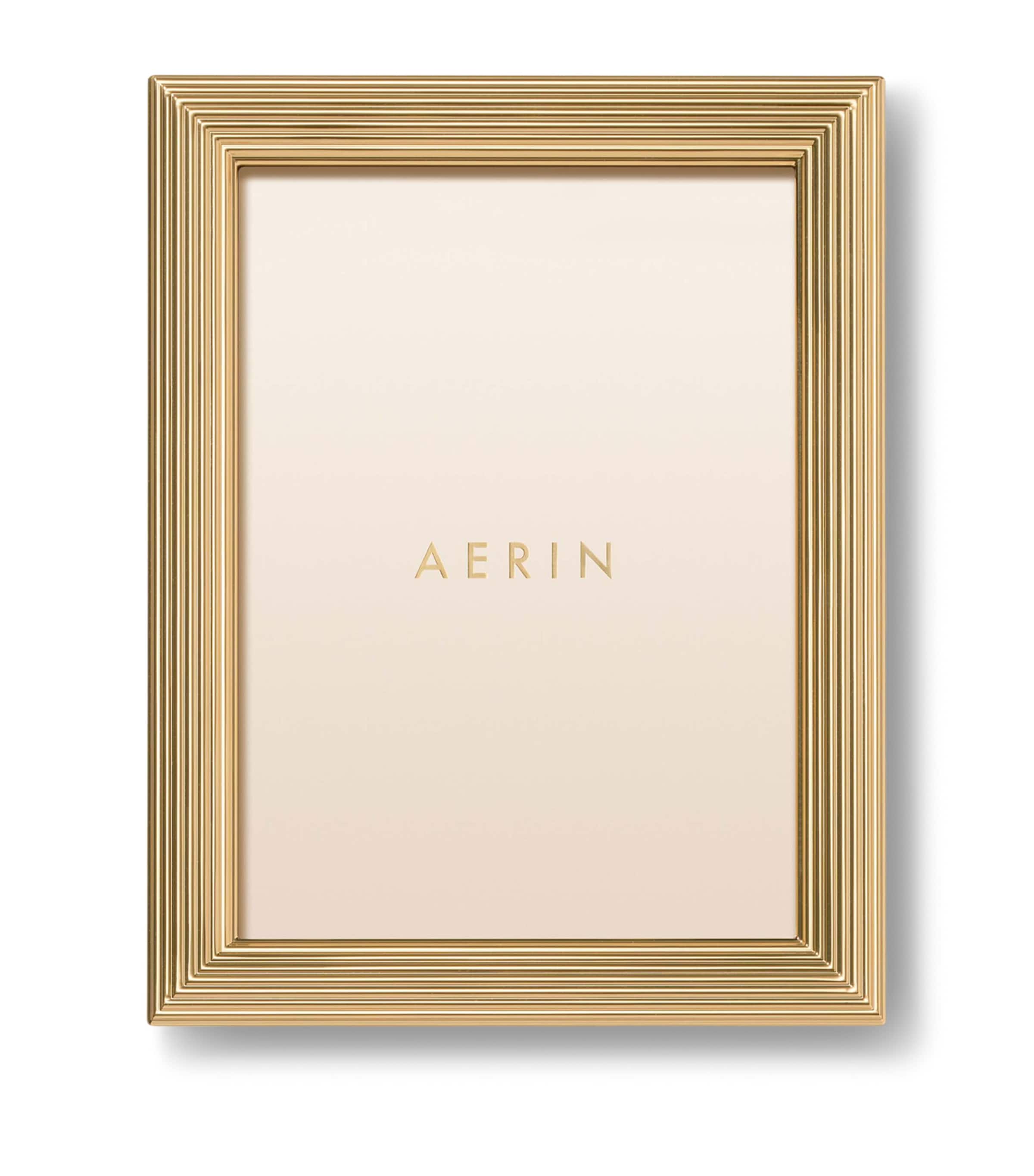 Aerin Gold-Plated Alessio Photo Frame (5" x 7") Gold Image 2