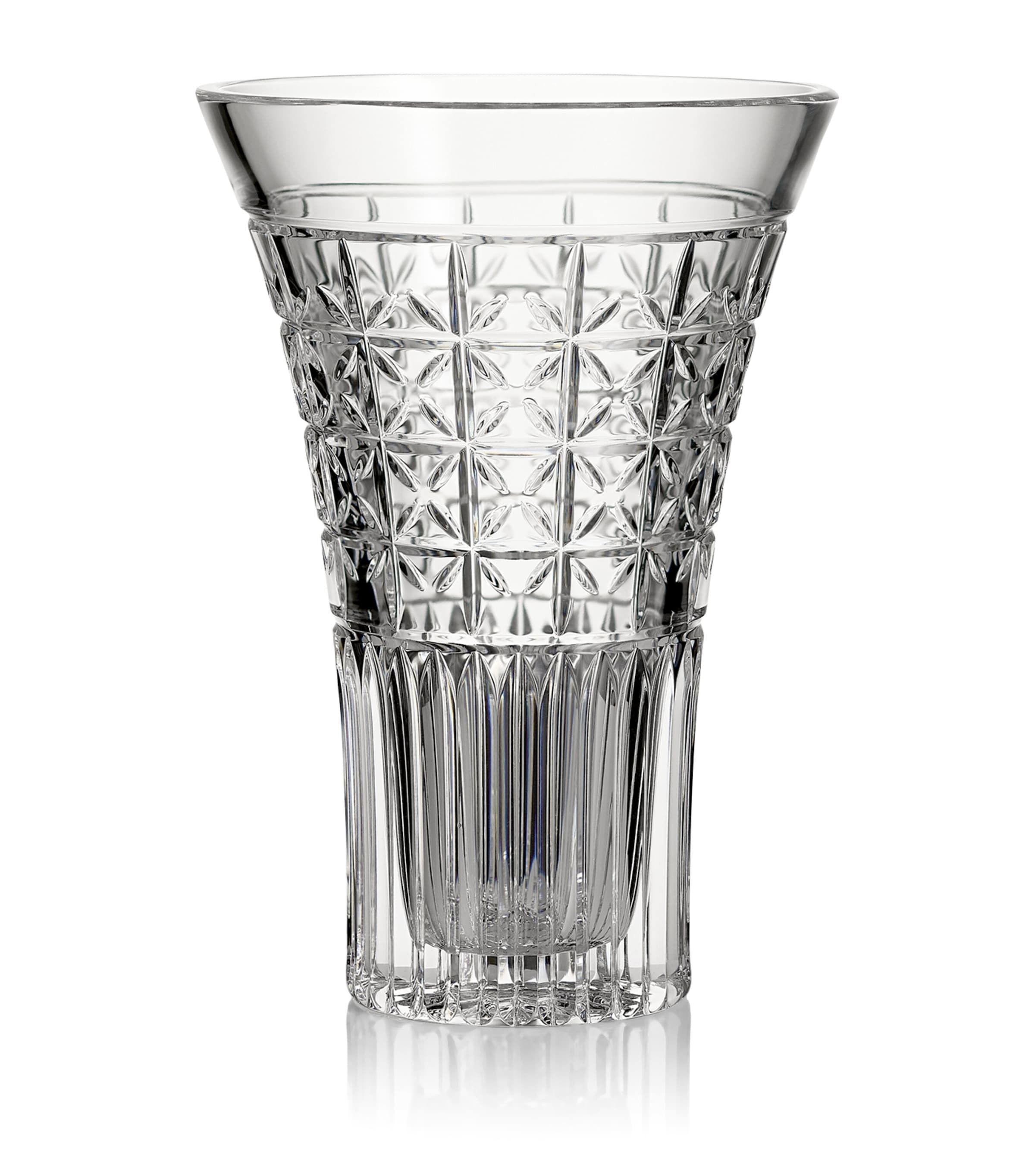Waterford Mastercraft Powerscourt Vase (20cm) Clear Image 1