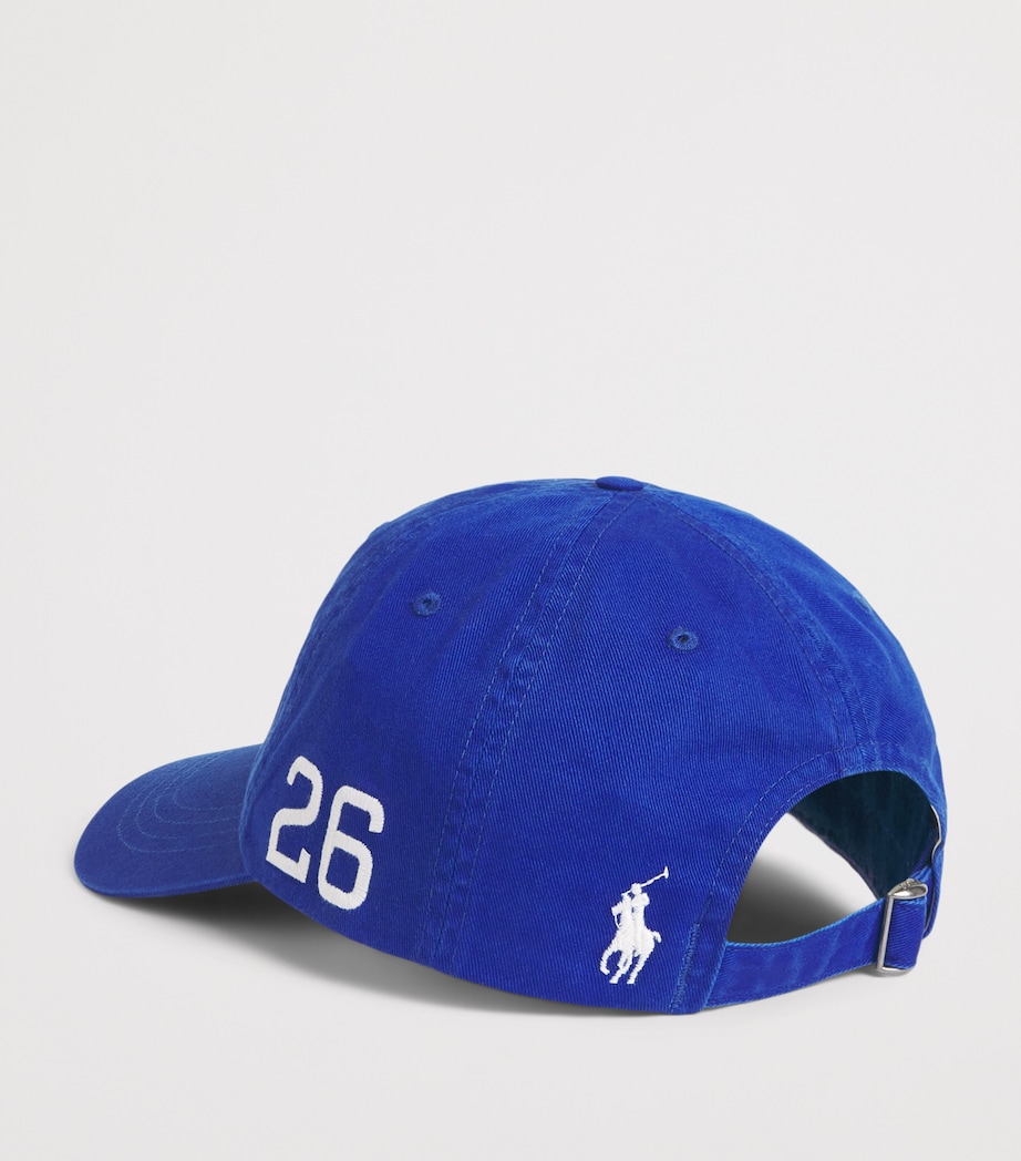 Polo Ralph Lauren Cotton Twill France Crest Baseball Cap Classic Azure Image 3