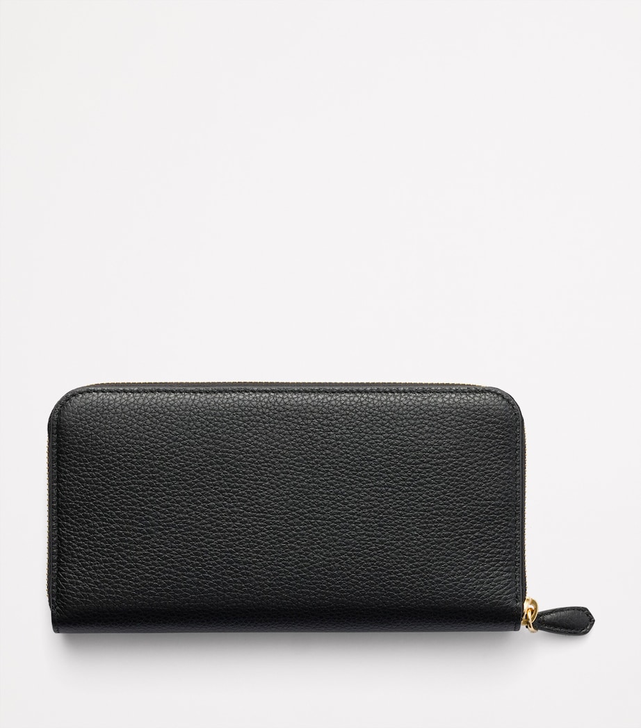Large Leather Zipped Wallet F0632 Image 2