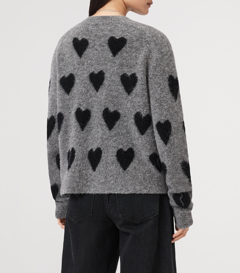 Amora Knit Cardigan GREY/BLACK Image 5
